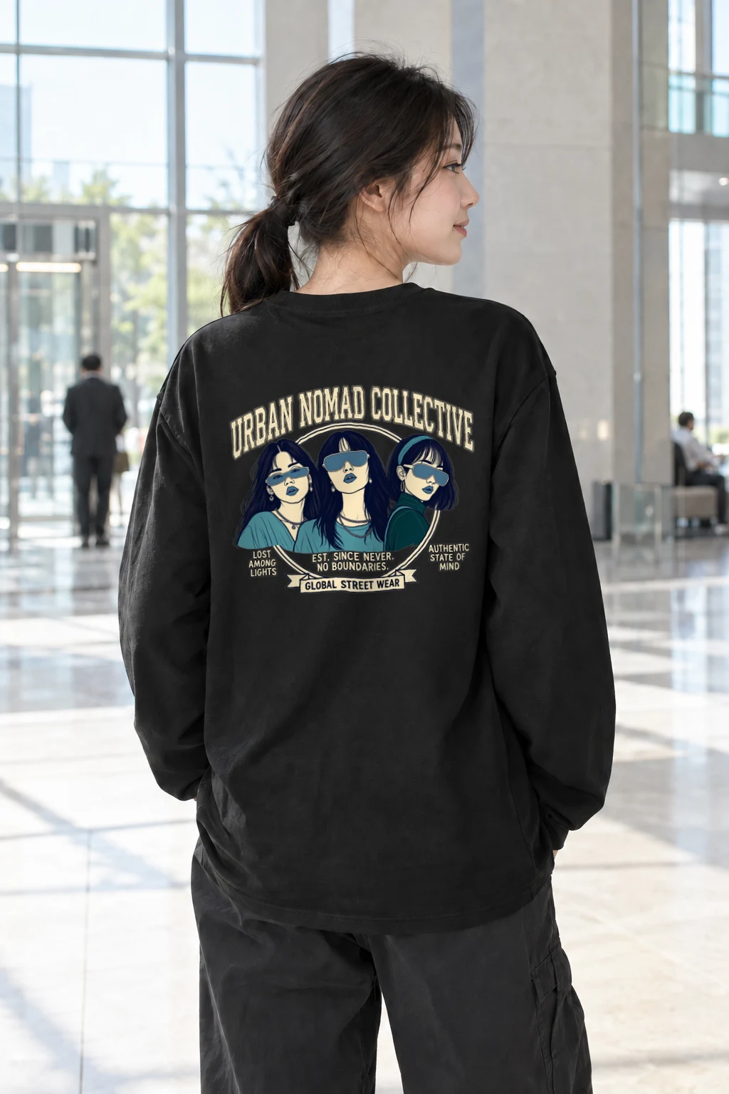 "Lost Among Lights" Unisex Longsleeve T-shirt | Gildan 2400
