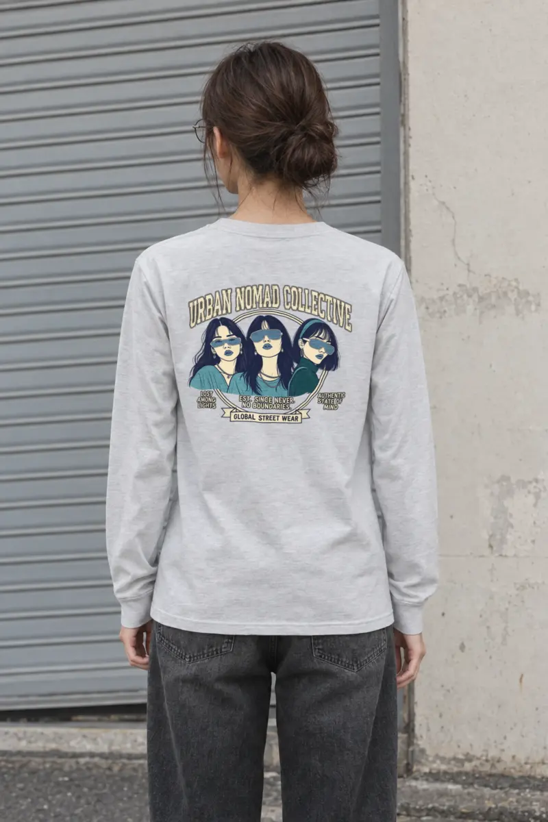 "Lost Among Lights" Unisex Longsleeve T-shirt