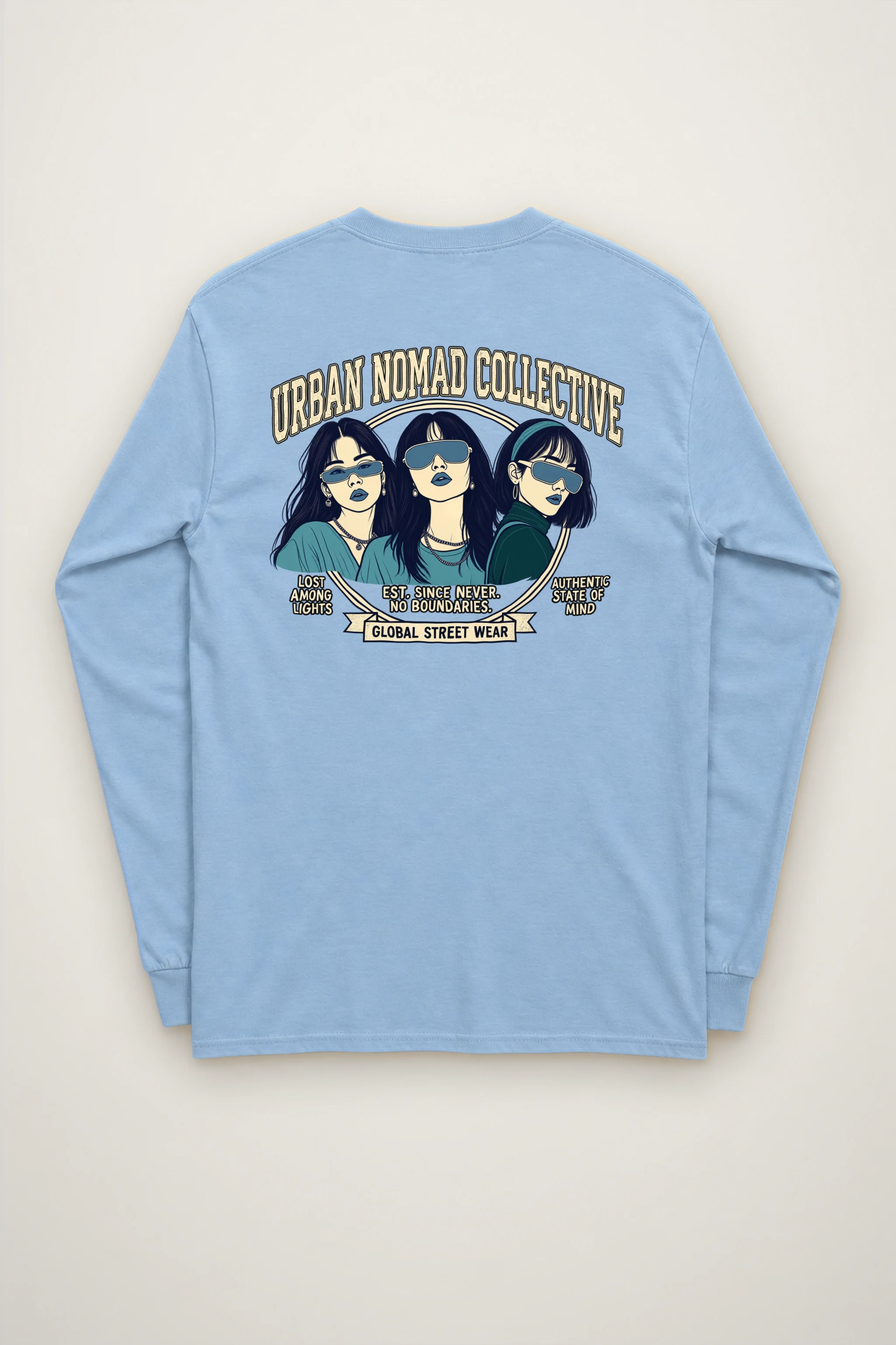 "Lost Among Lights" Unisex Longsleeve T-shirt