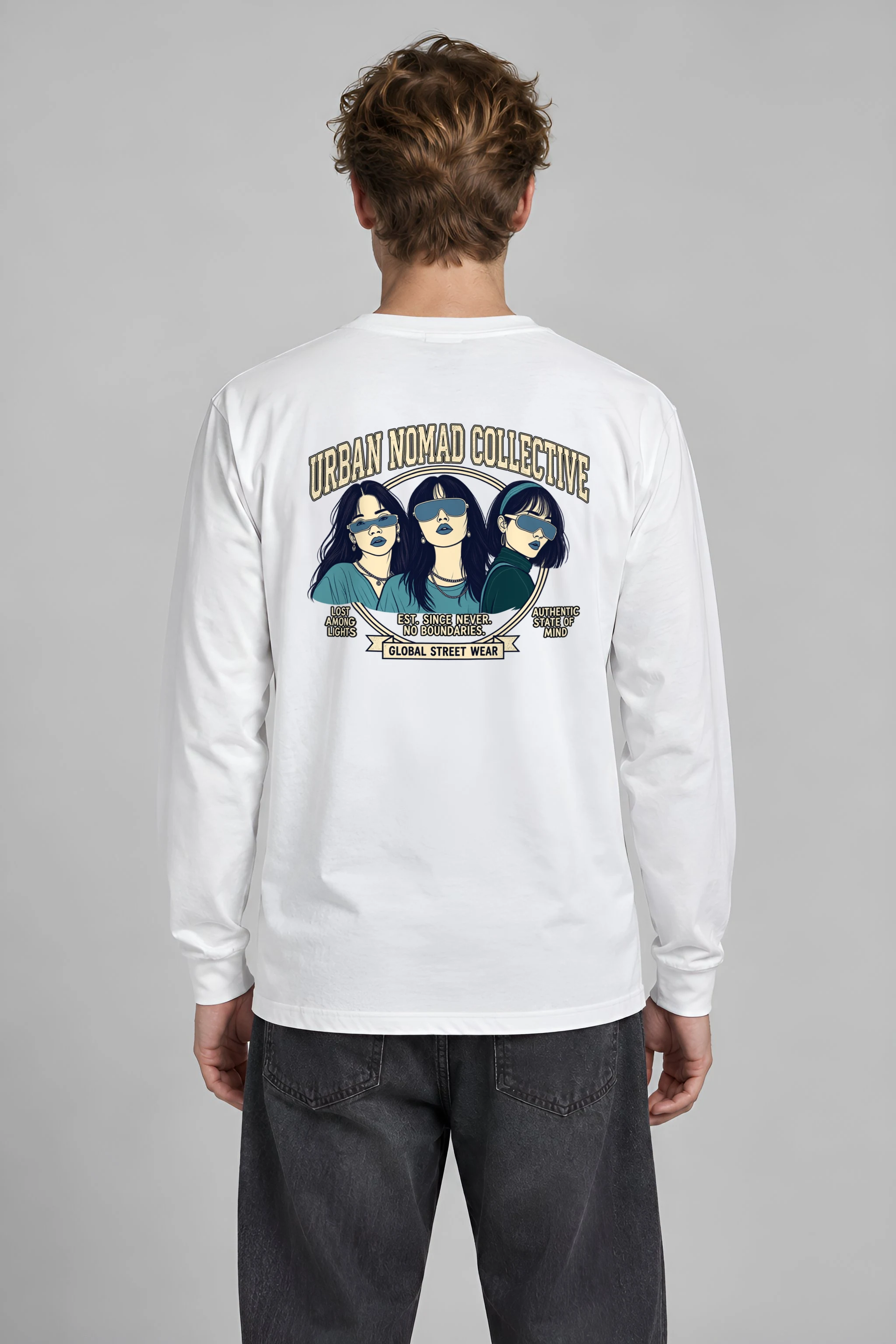 "Lost Among Lights" Unisex Longsleeve T-shirt