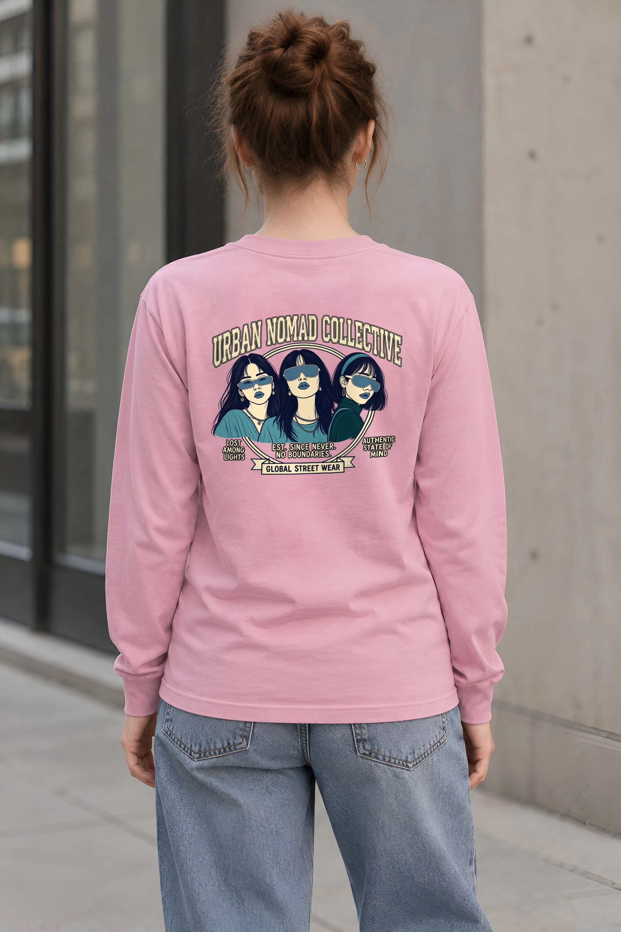 "Lost Among Lights" Unisex Longsleeve T-shirt