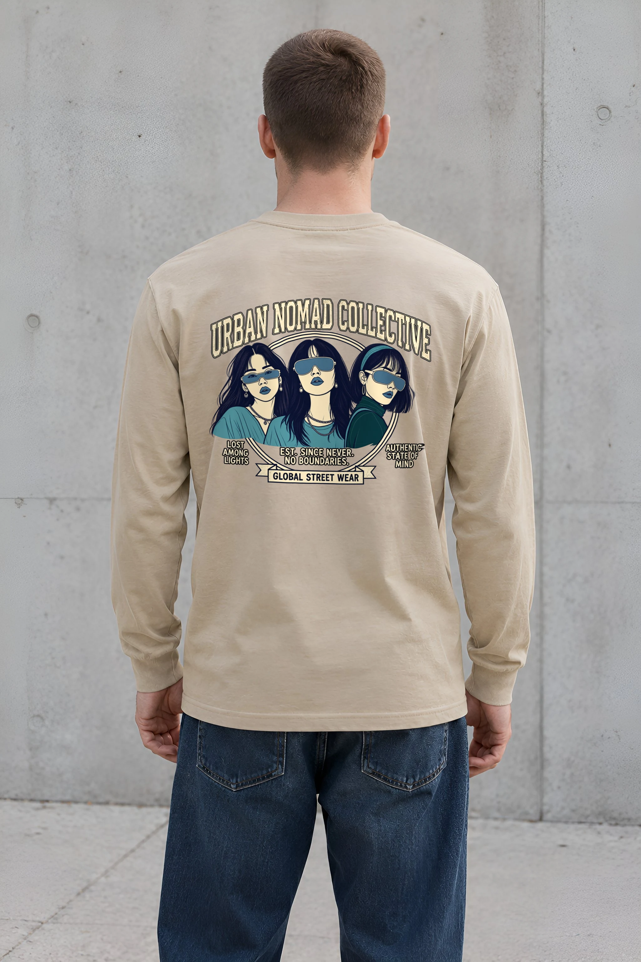 "Lost Among Lights" Unisex Longsleeve T-shirt