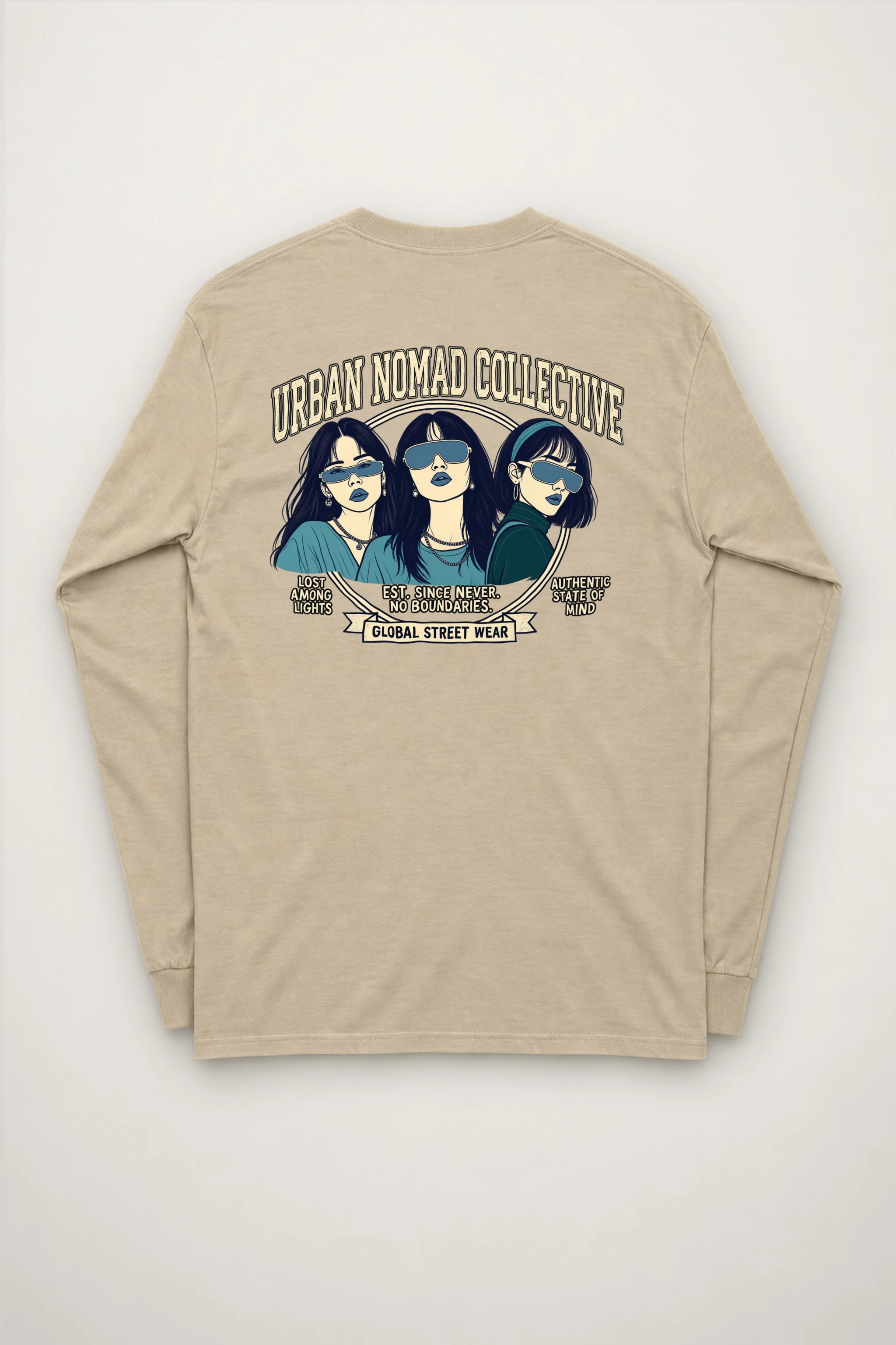 "Lost Among Lights" Unisex Longsleeve T-shirt