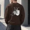 "Lost In Her World" Heavy Blend Unisex Crewneck Sweatshirt | Gildan 18000