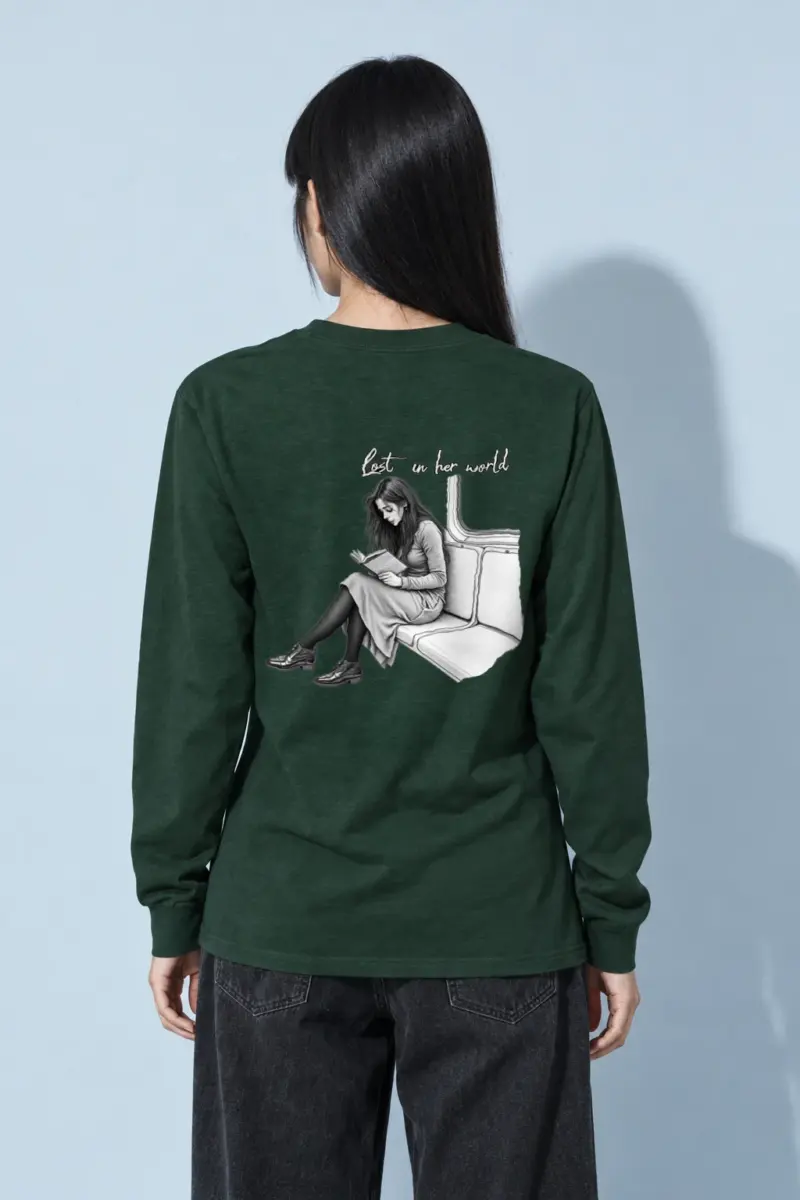 "Lost In Her World" Unisex Longsleeve T-shirt
