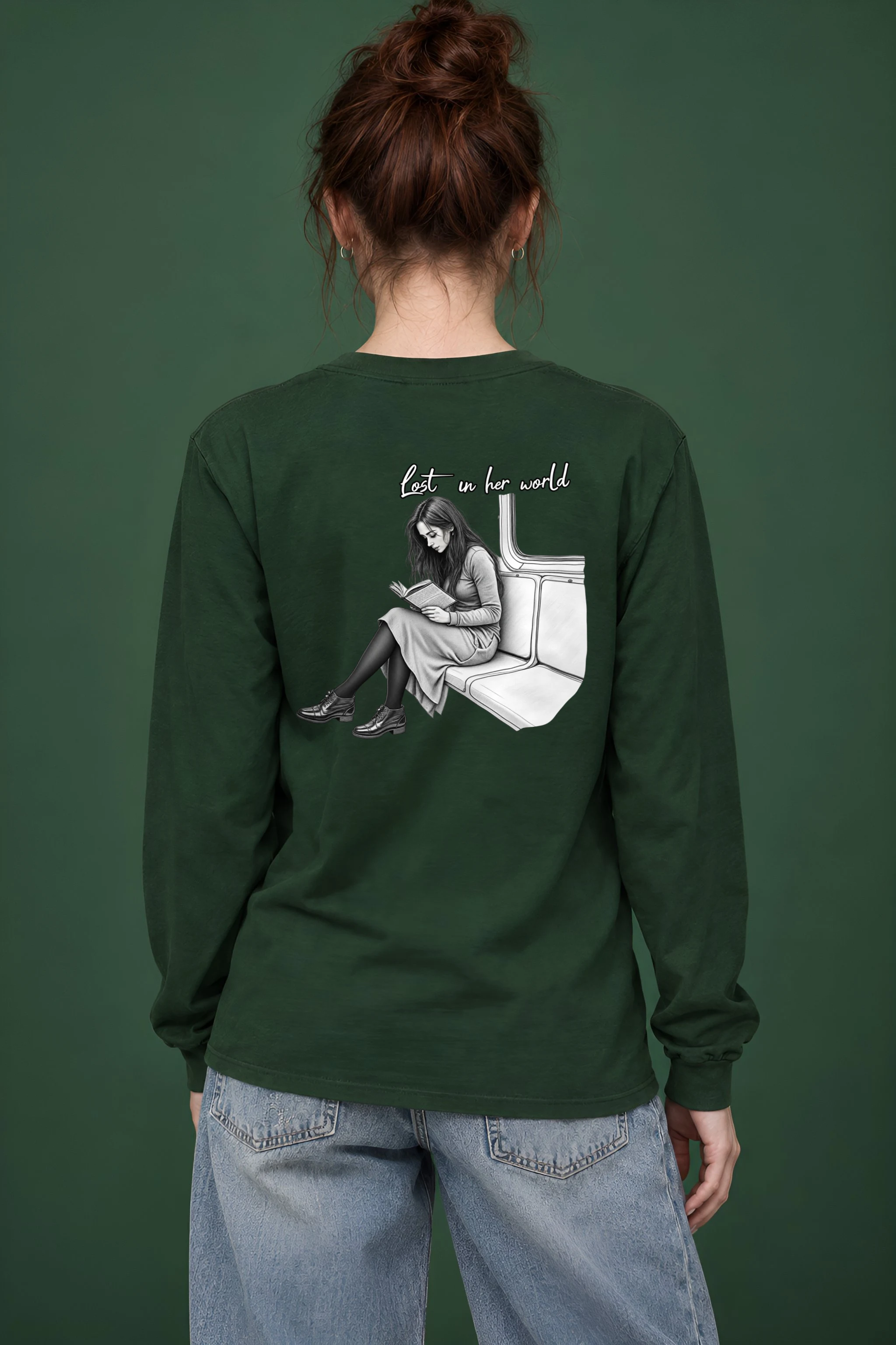 "Lost In Her World" Unisex Longsleeve T-shirt