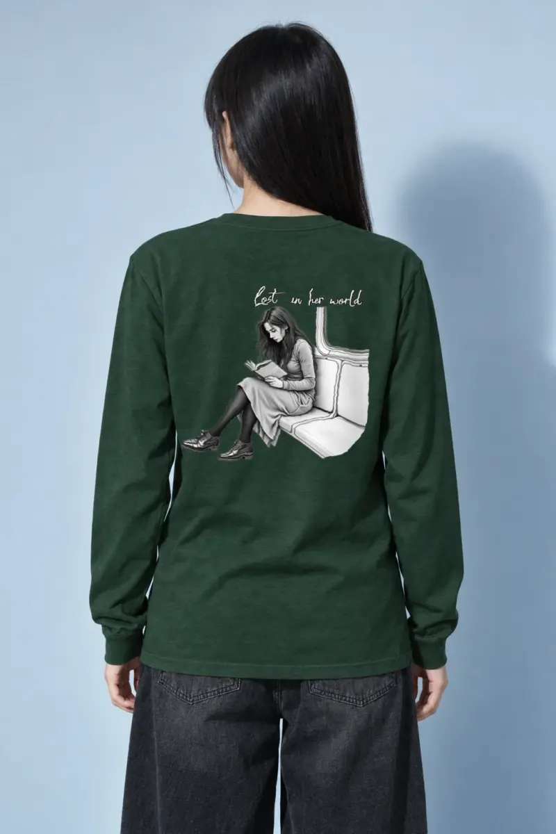 "Lost In Her World" Unisex Longsleeve T-shirt
