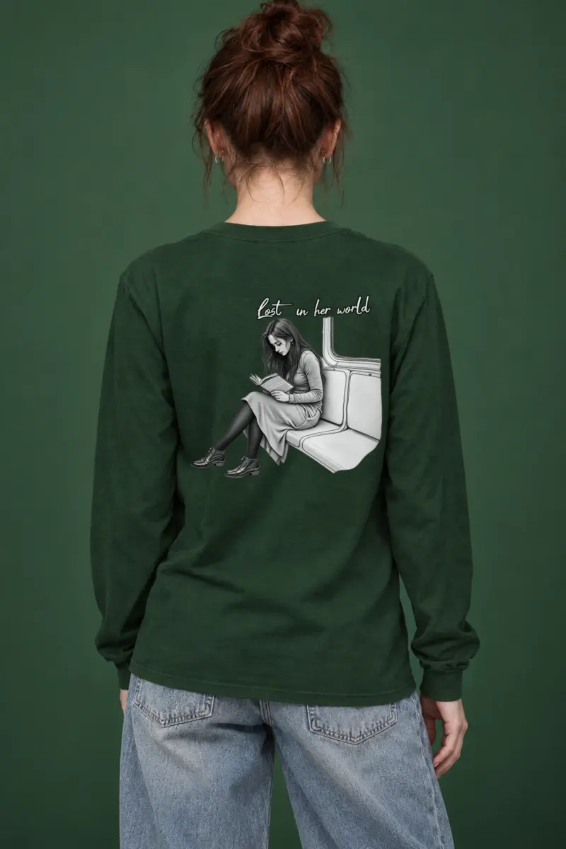 "Lost In Her World" Unisex Longsleeve T-shirt