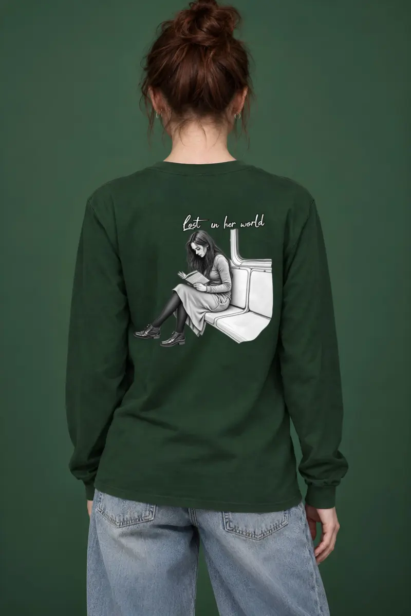"Lost In Her World" Unisex Longsleeve T-shirt