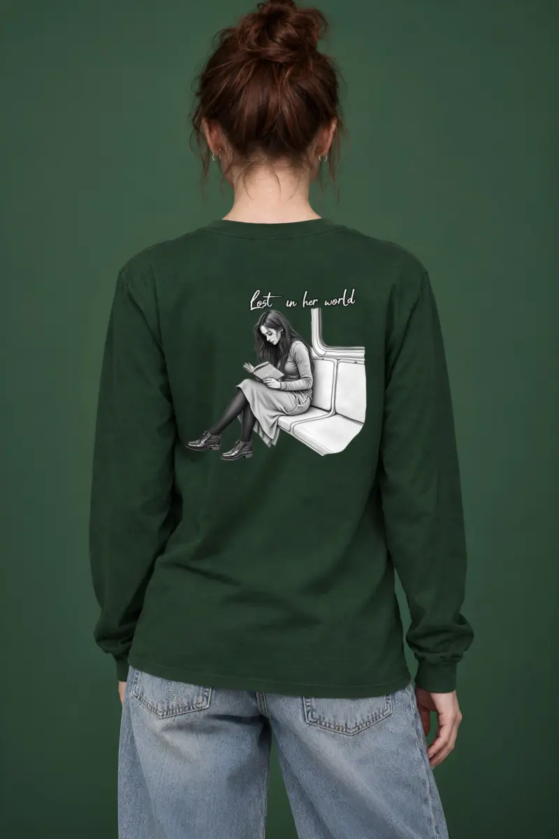 "Lost In Her World" Unisex Longsleeve T-shirt