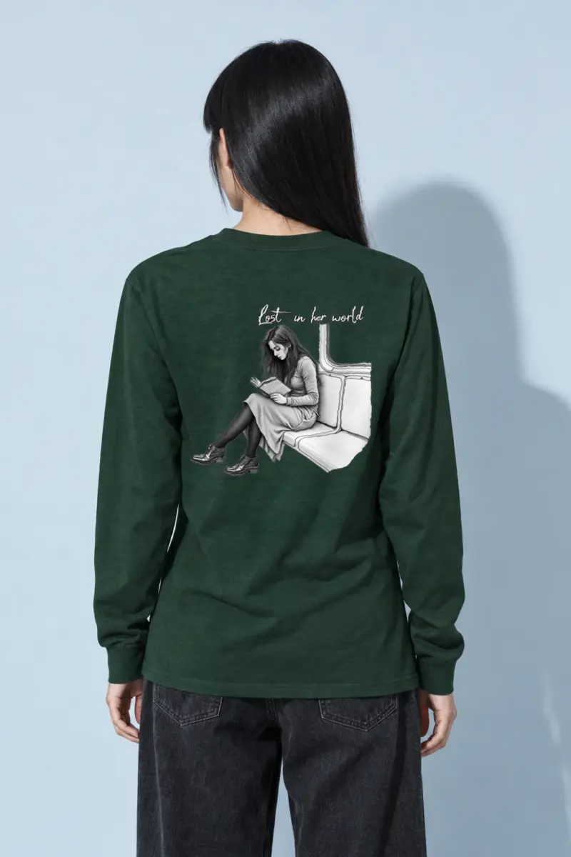 "Lost In Her World" Unisex Longsleeve T-shirt
