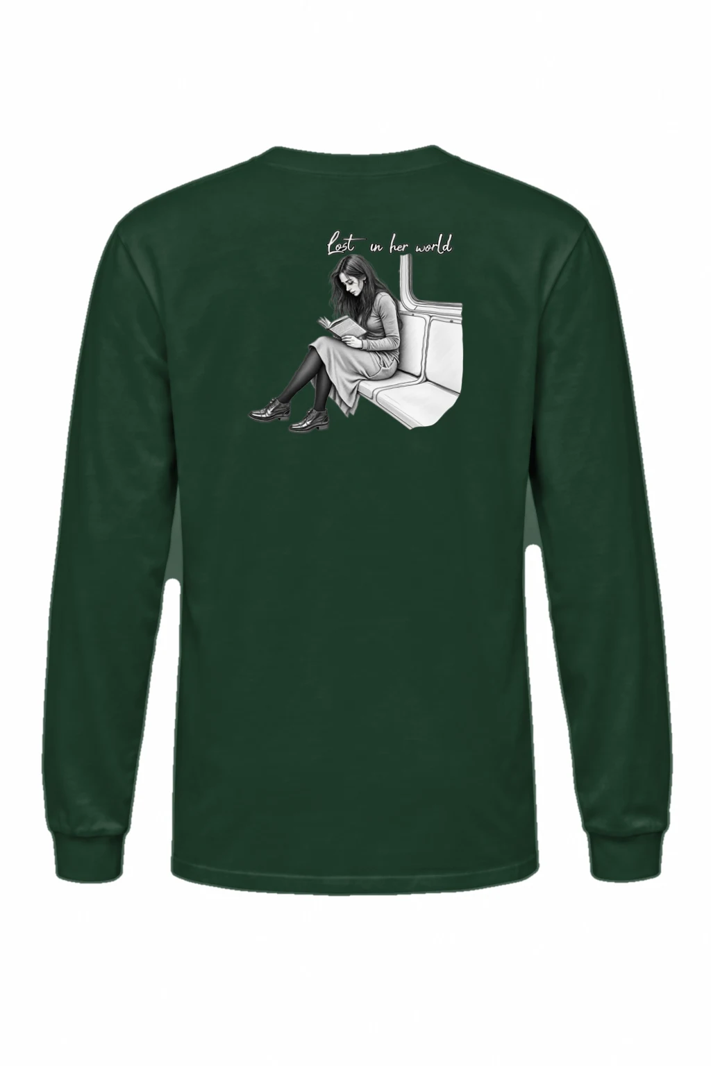 "Lost In Her World" Unisex Longsleeve T-shirt | Gildan 2400