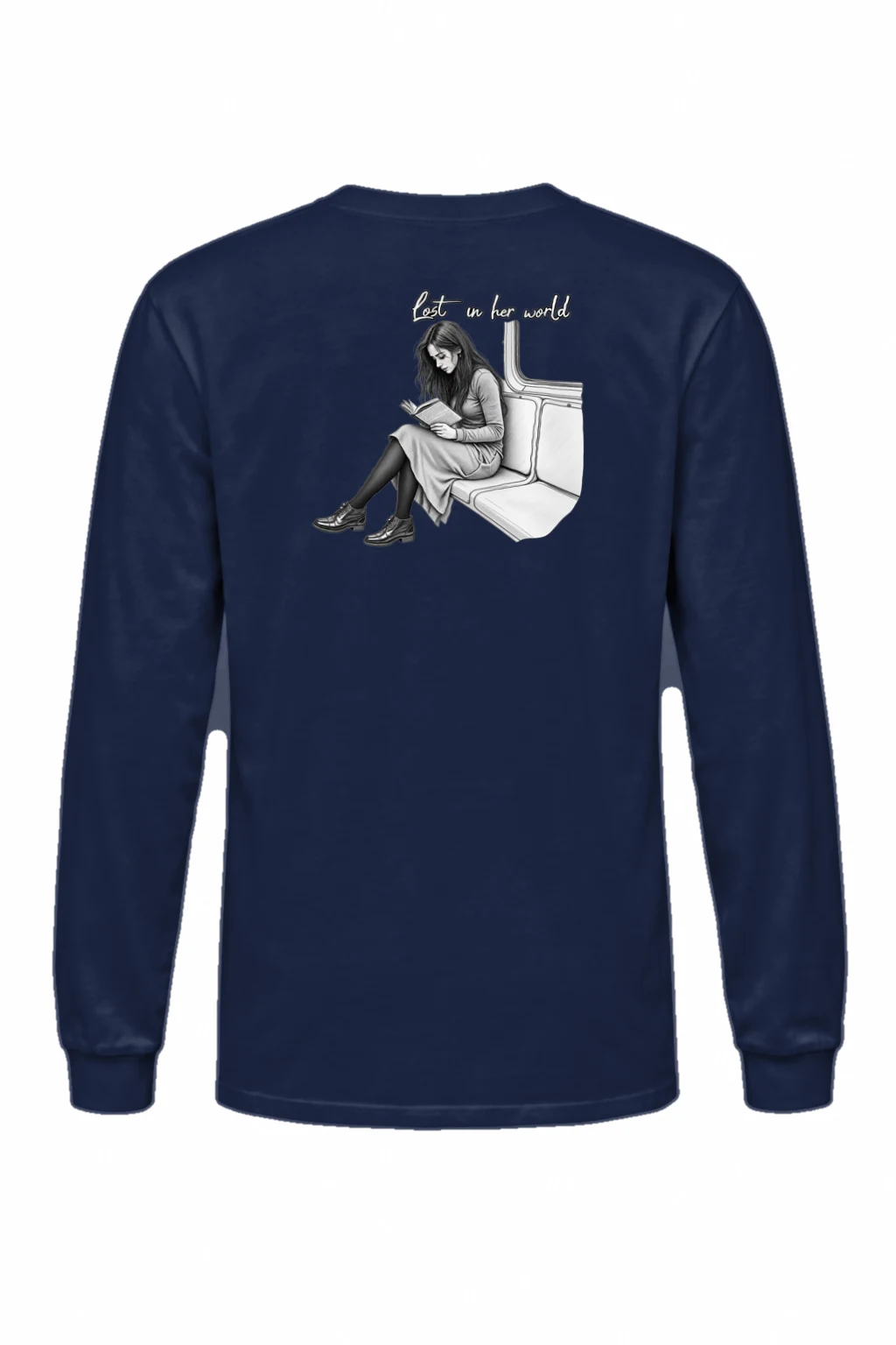 "Lost In Her World" Unisex Longsleeve T-shirt | Gildan 2400
