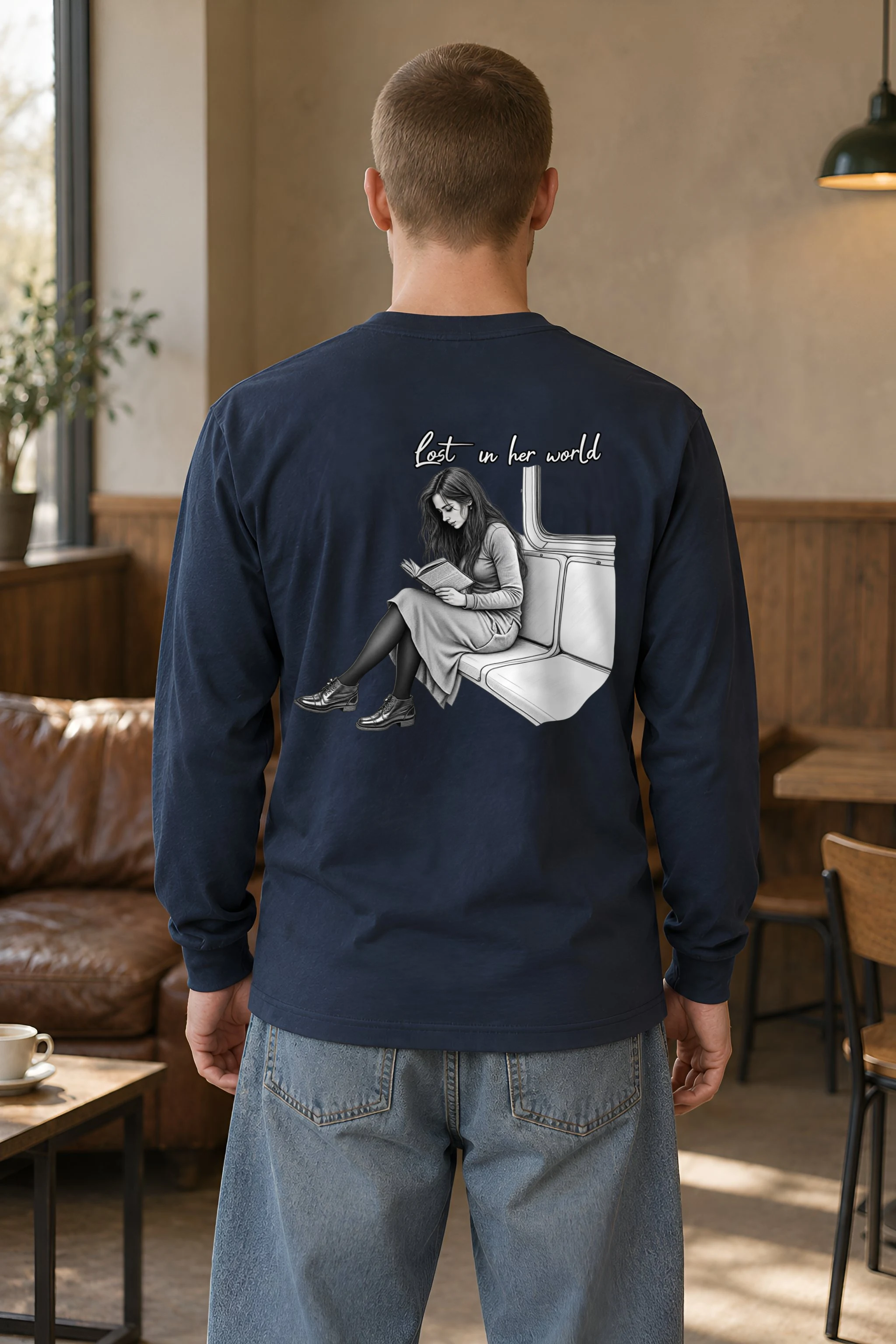 "Lost In Her World" Unisex Longsleeve T-shirt