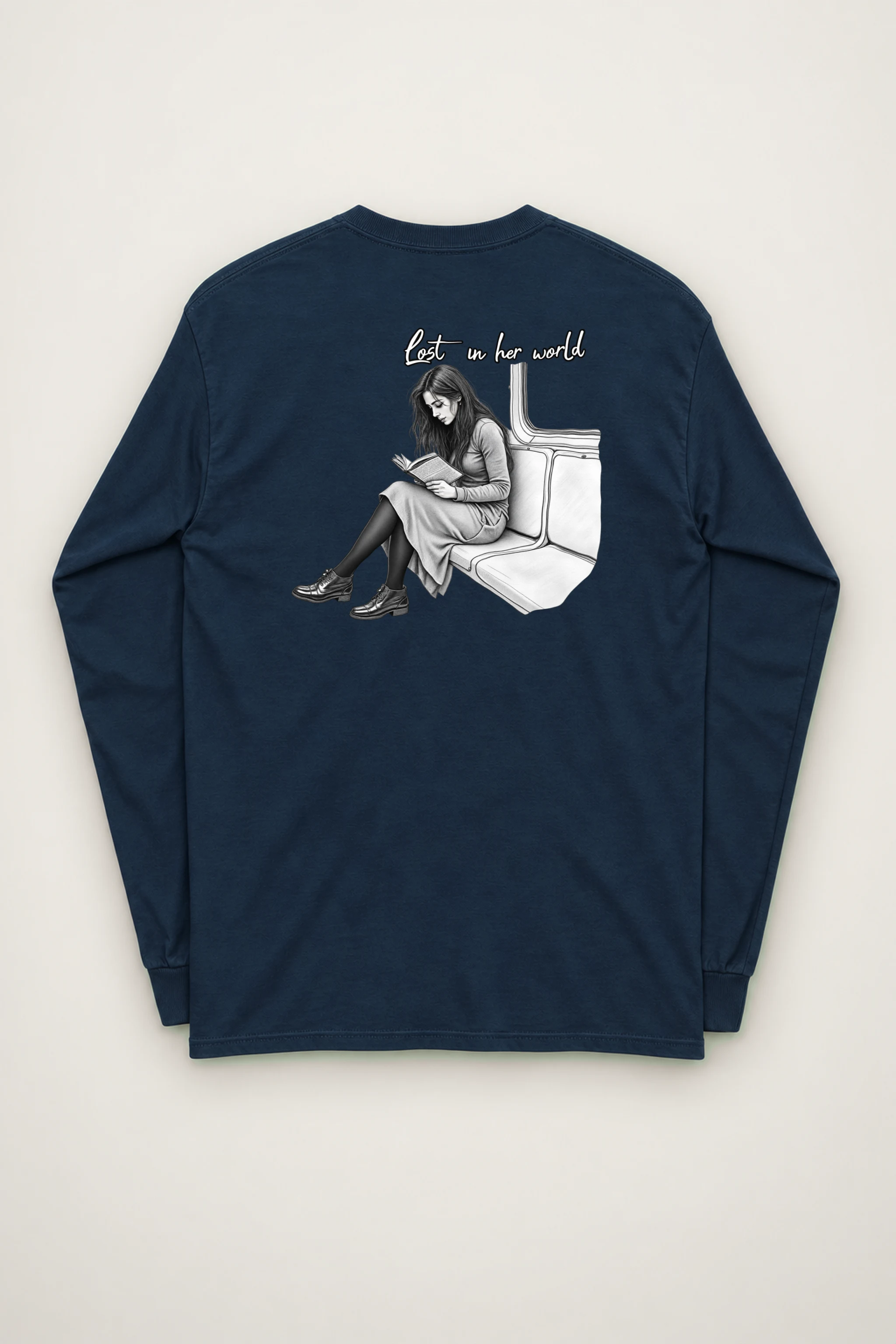 "Lost In Her World" Unisex Longsleeve T-shirt