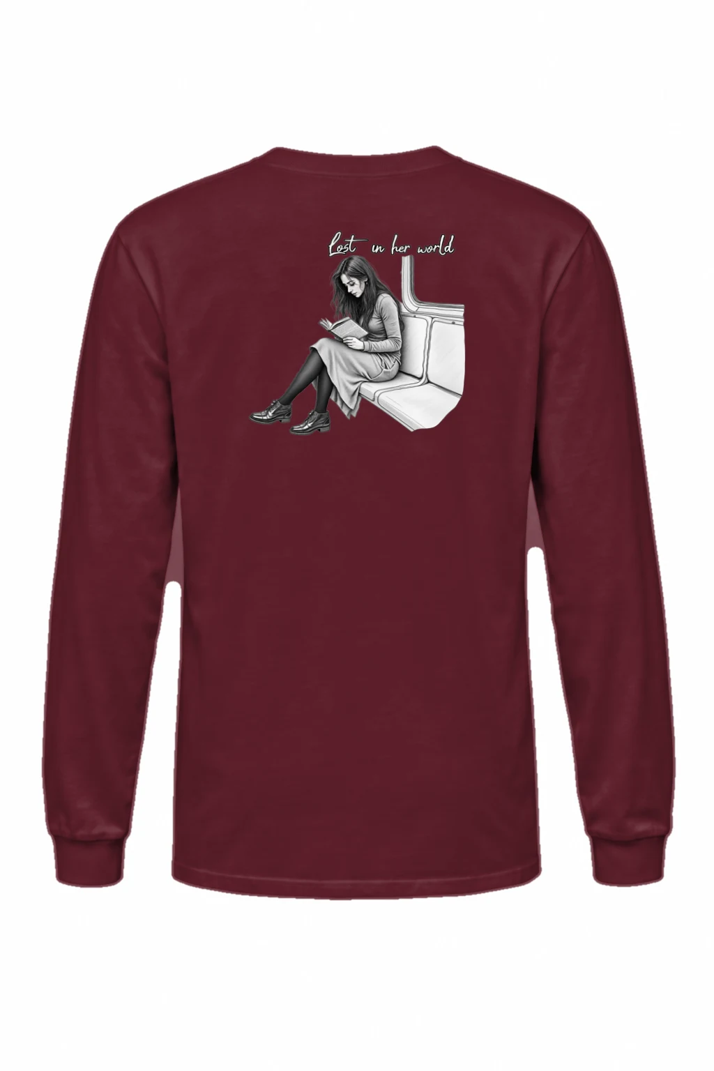 "Lost In Her World" Unisex Longsleeve T-shirt | Gildan 2400