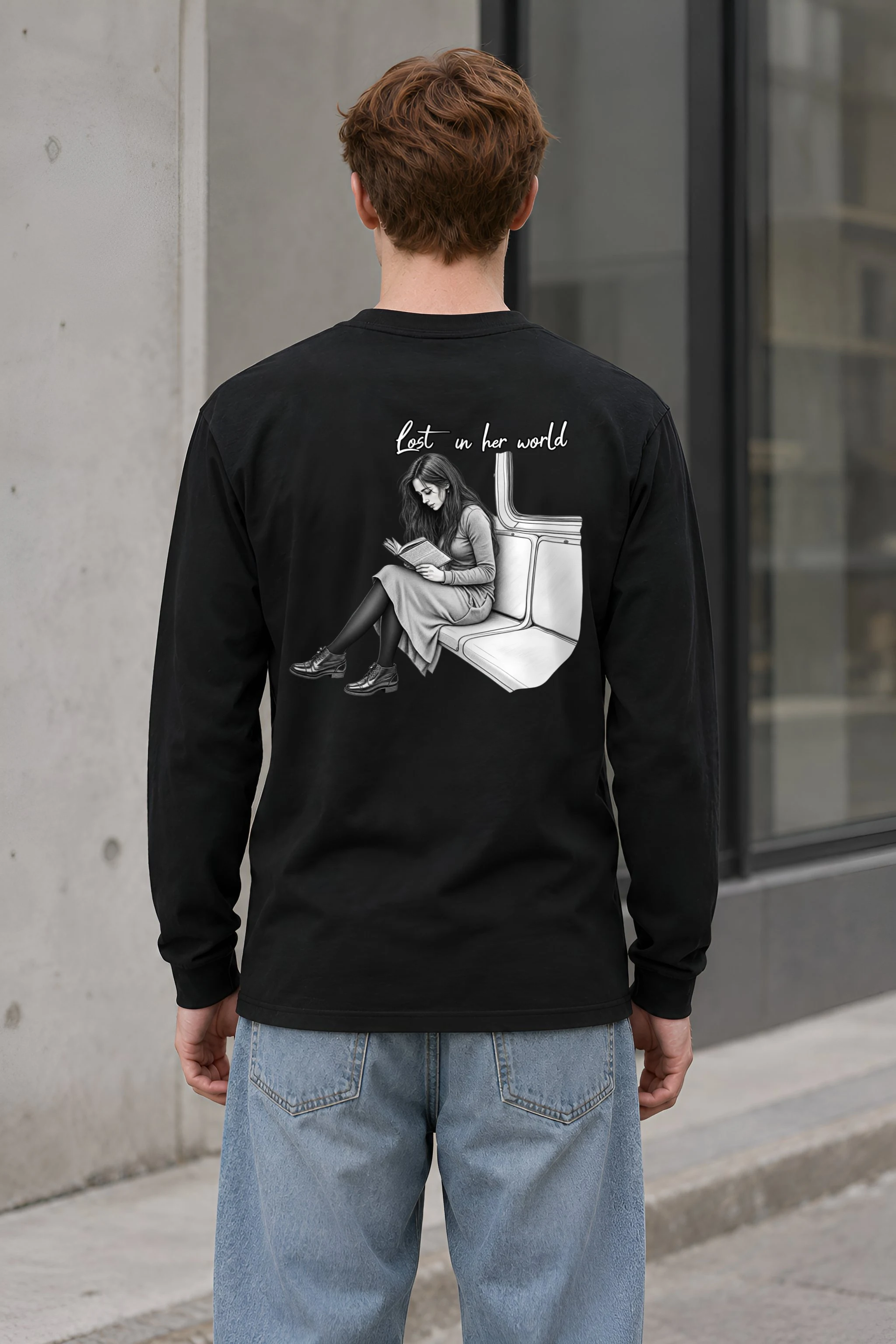 "Lost In Her World" Unisex Longsleeve T-shirt