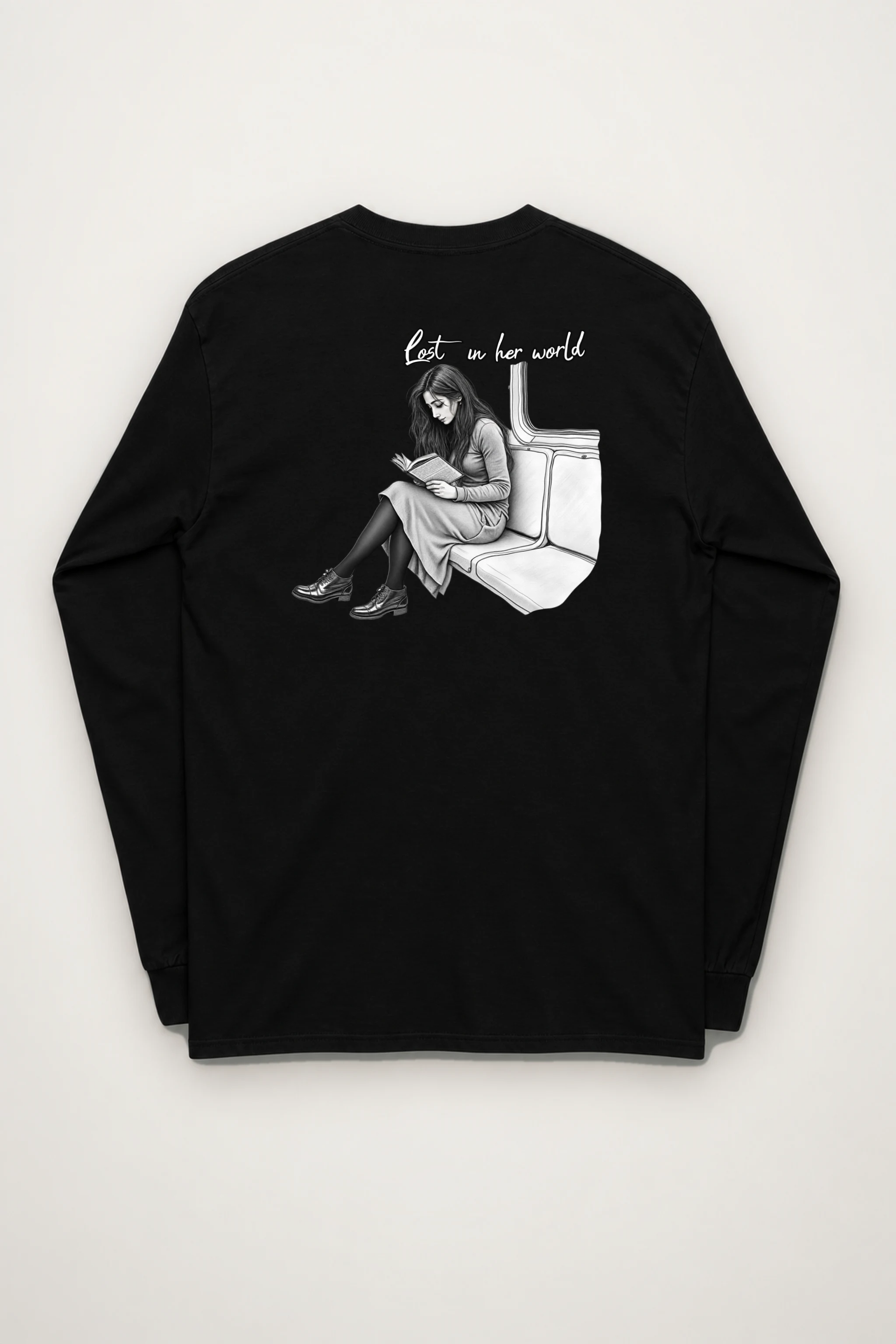 "Lost In Her World" Unisex Longsleeve T-shirt
