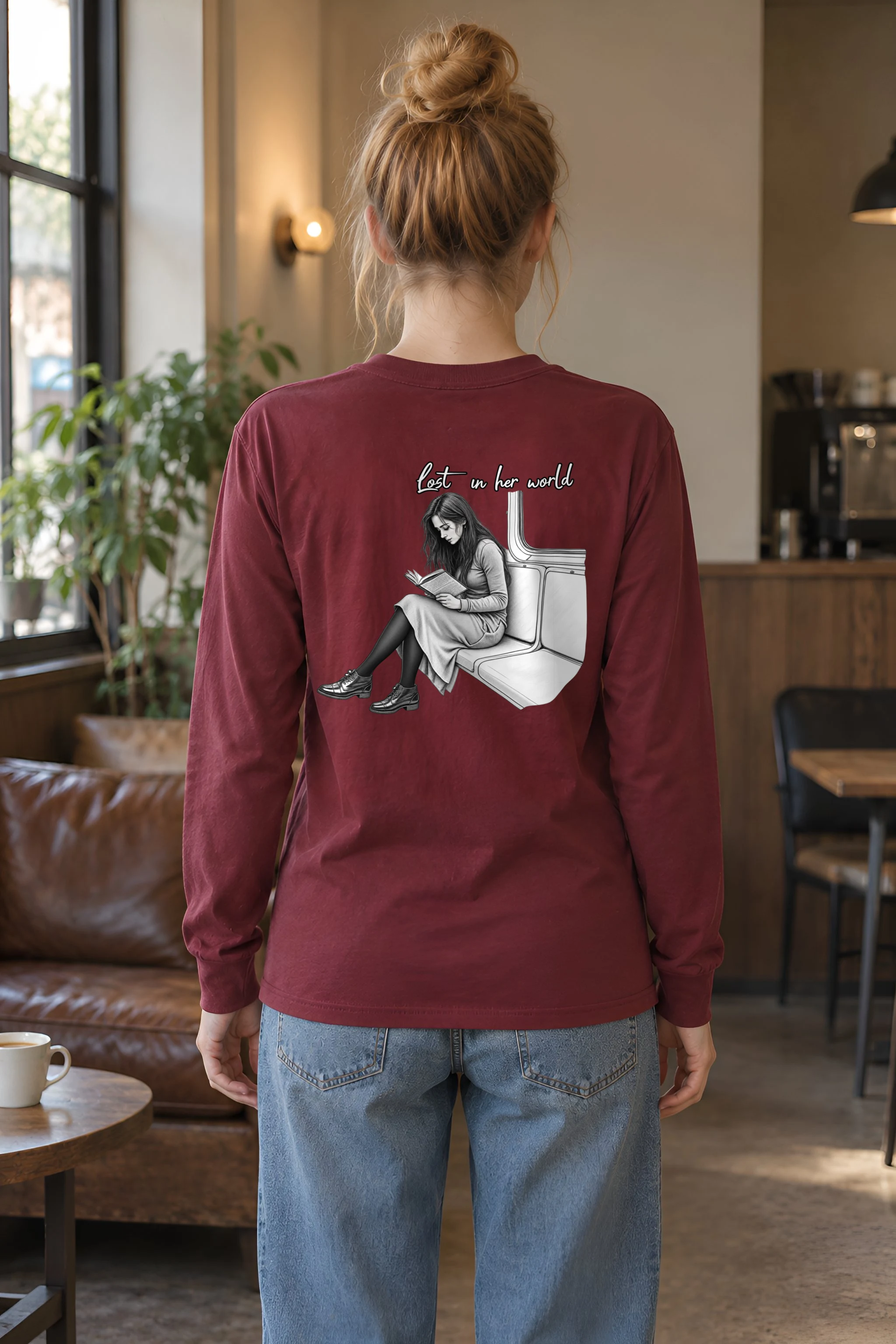 "Lost In Her World" Unisex Longsleeve T-shirt