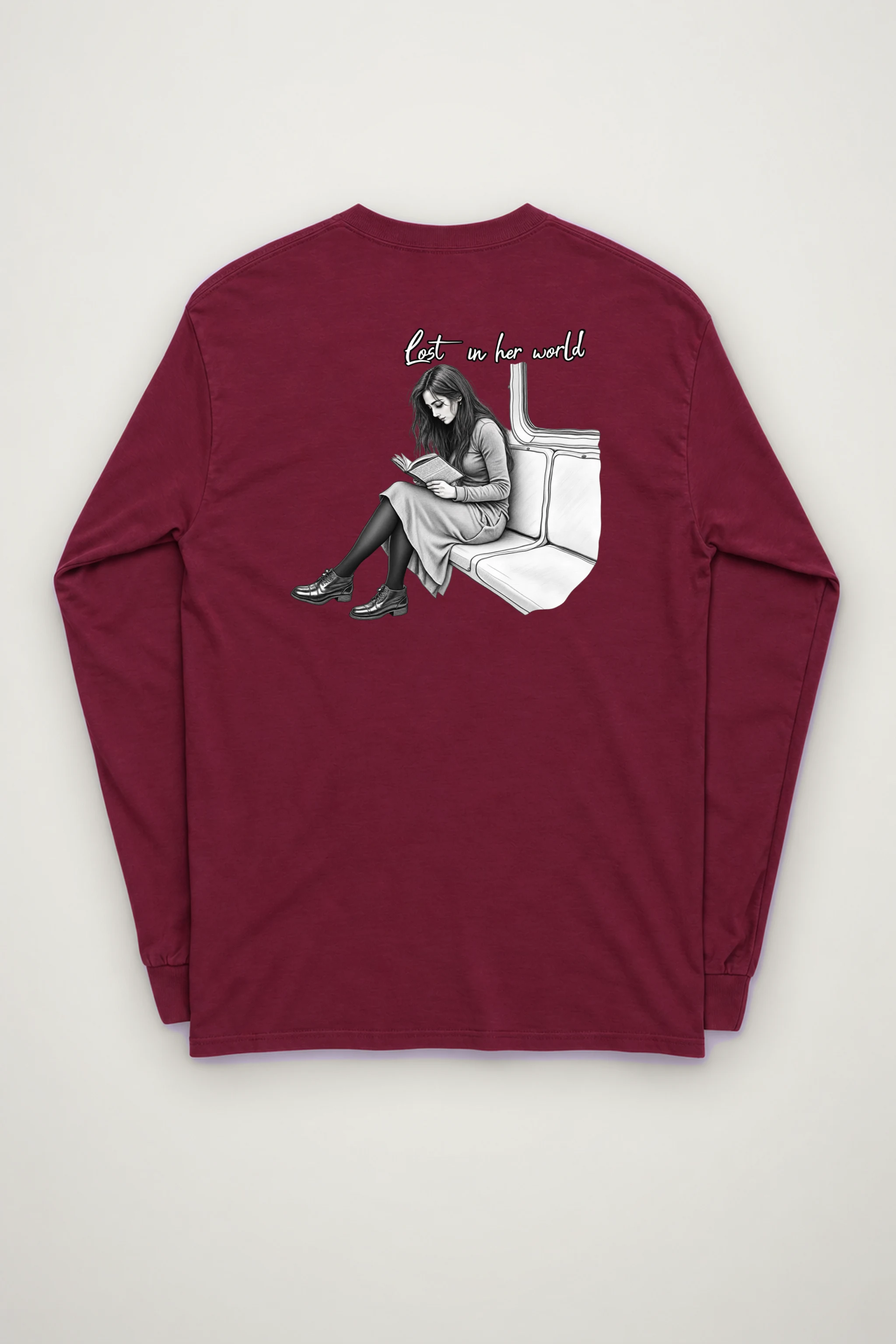 "Lost In Her World" Unisex Longsleeve T-shirt