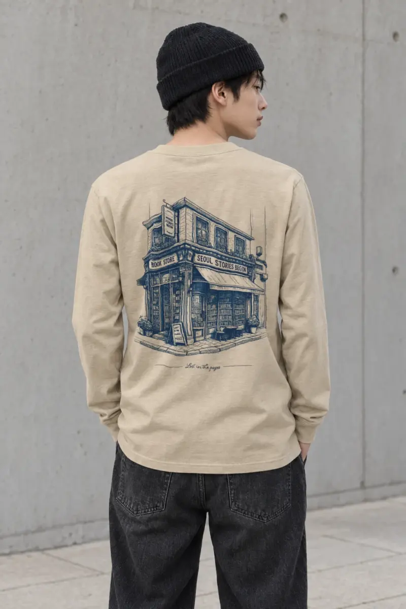 "Lost In The Pages" Unisex Longsleeve T-shirt