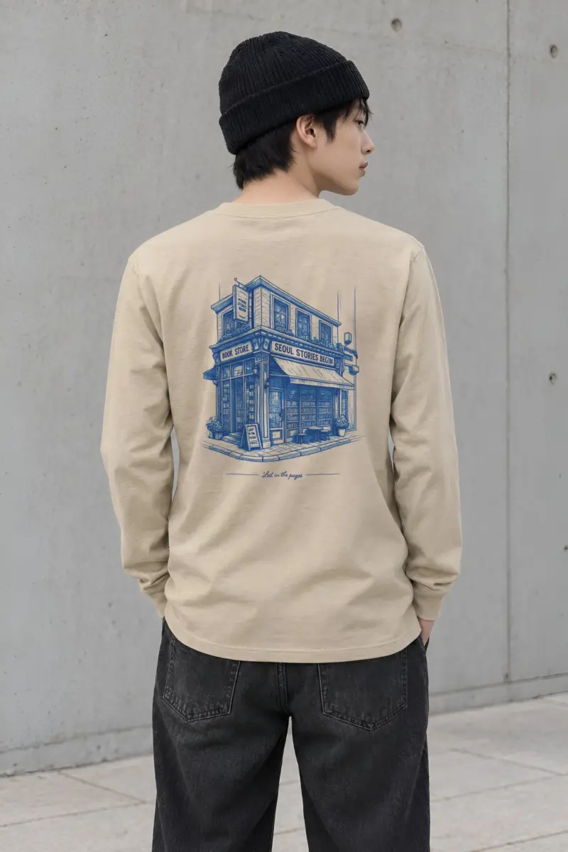 "Lost In The Pages" Unisex Longsleeve T-shirt