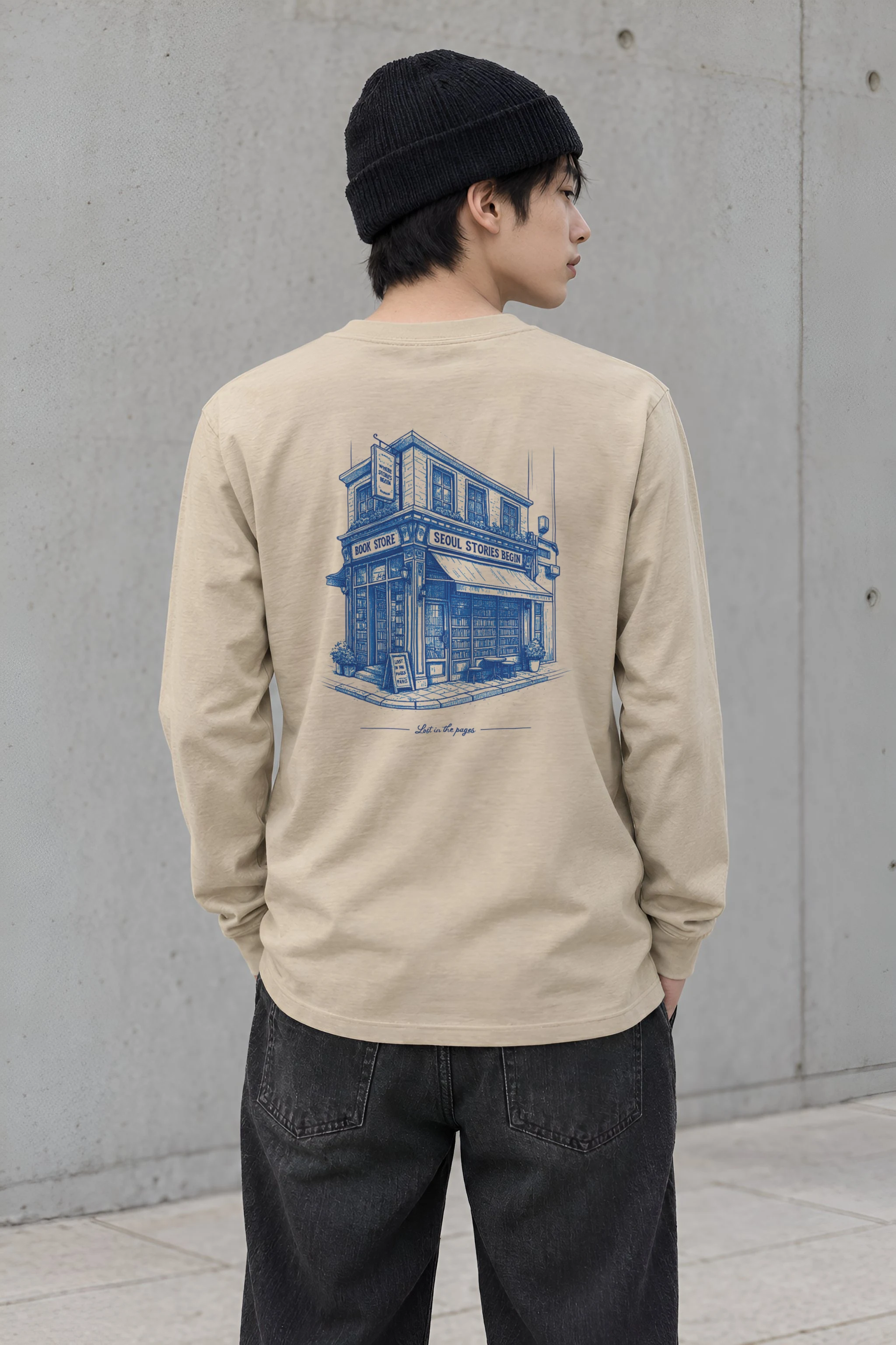 "Lost In The Pages" Unisex Longsleeve T-shirt
