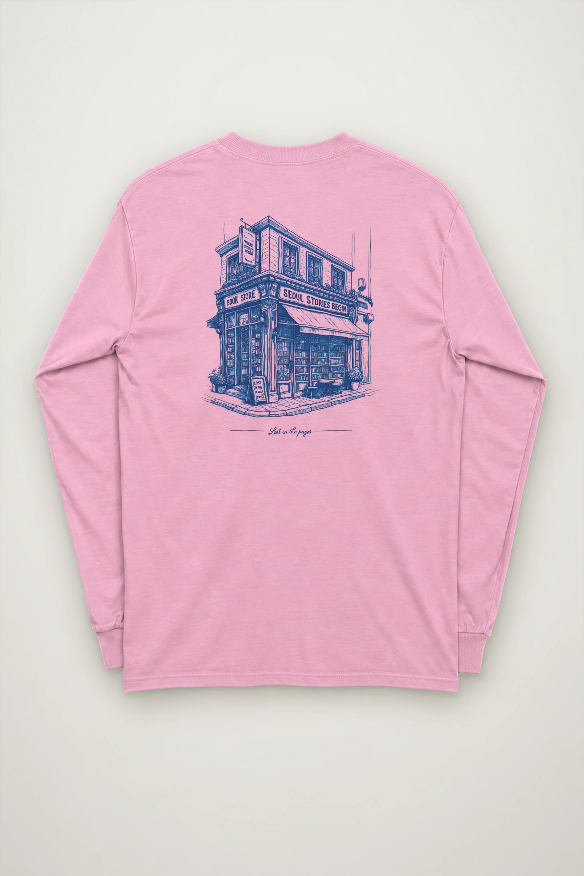 "Lost In The Pages" Unisex Longsleeve T-shirt