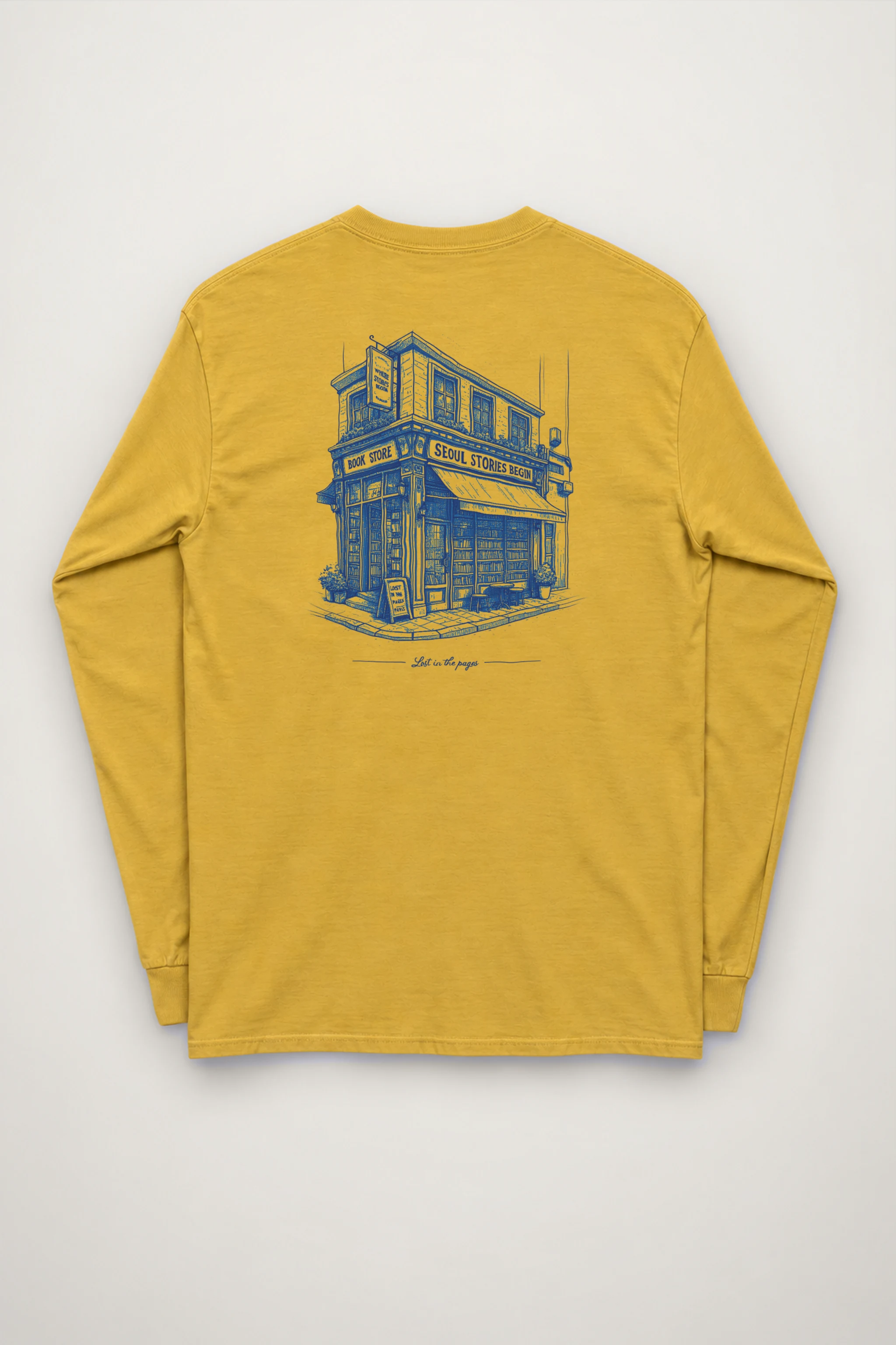 "Lost In The Pages" Unisex Longsleeve T-shirt