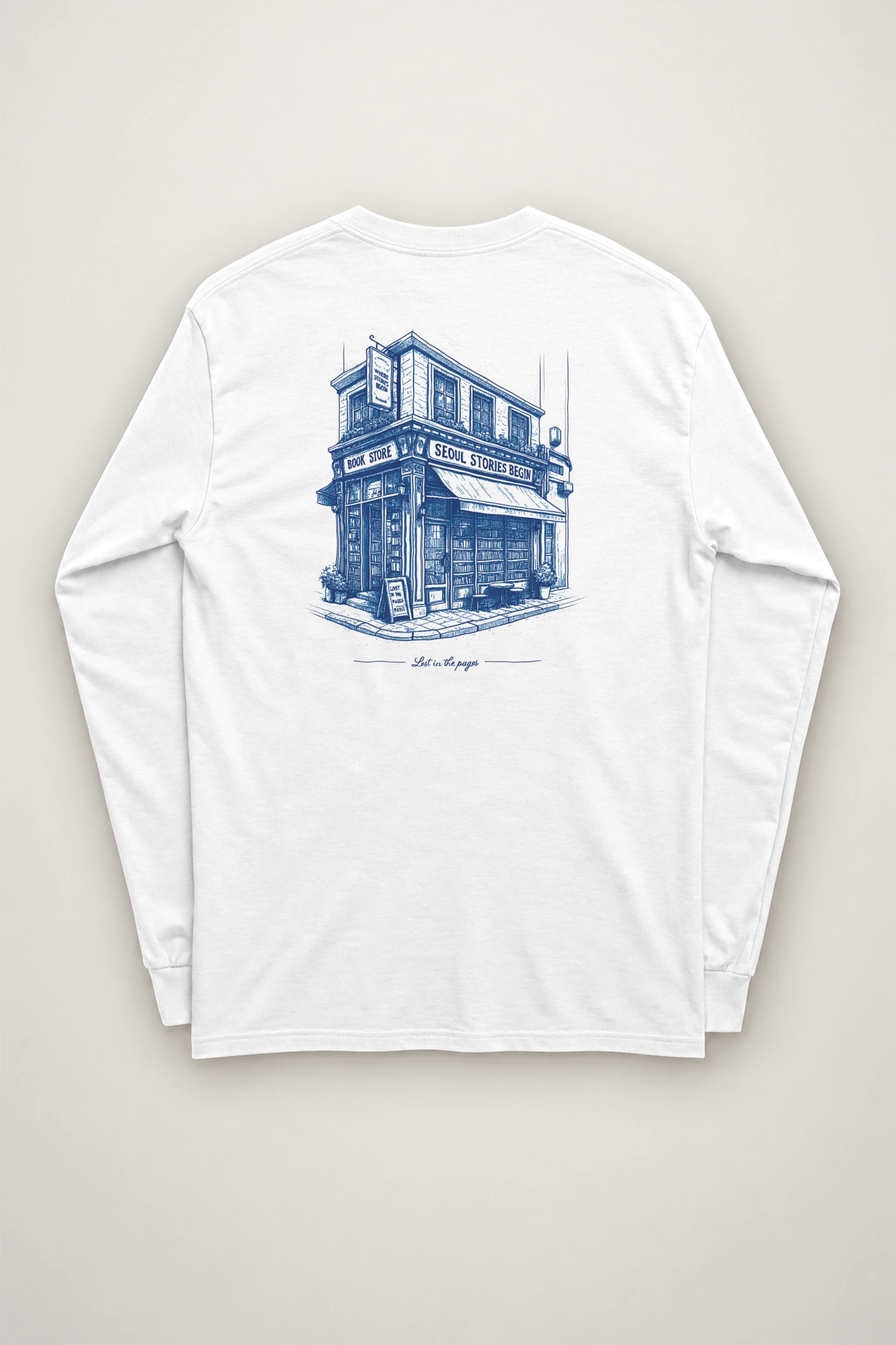 "Lost In The Pages" Unisex Longsleeve T-shirt