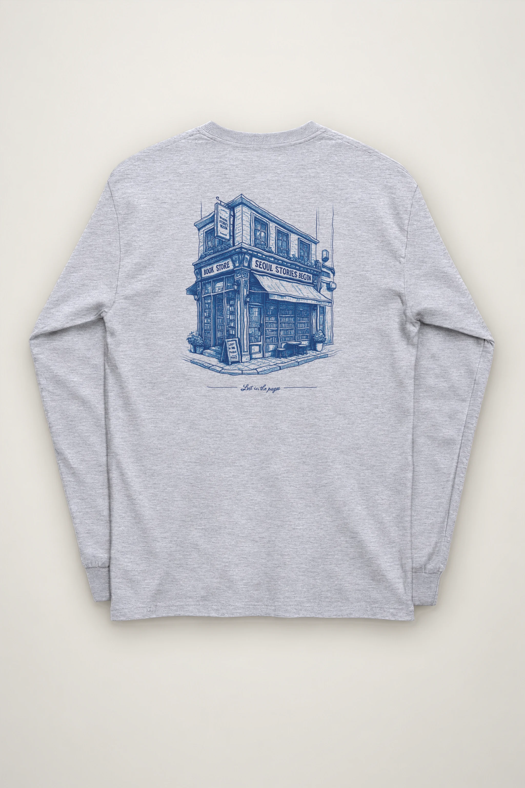 "Lost In The Pages" Unisex Longsleeve T-shirt
