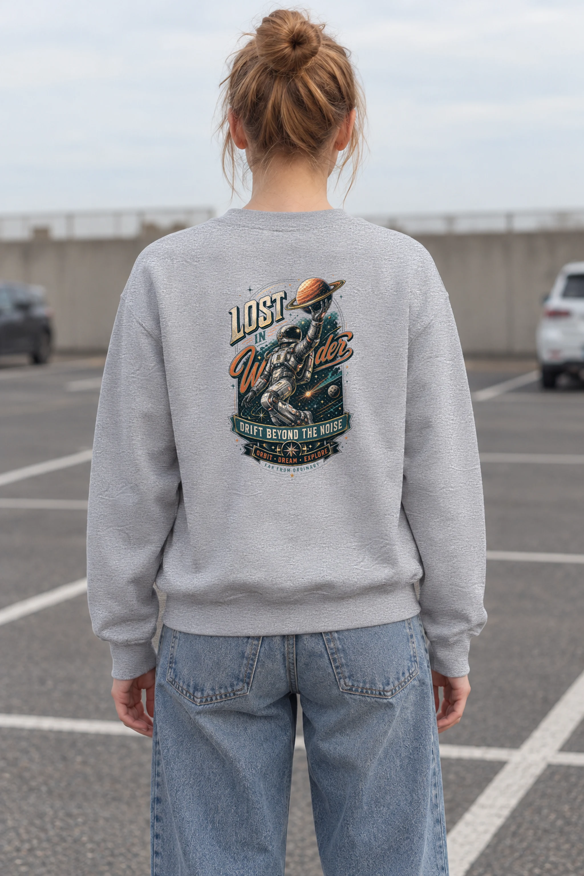 "Lost In Wonder" 1 Crewneck Sweatshirt