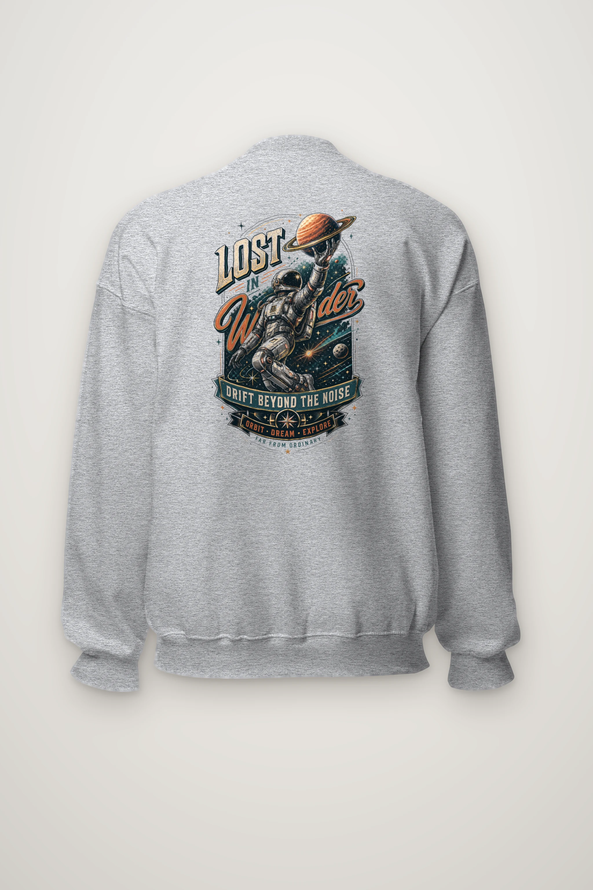 "Lost In Wonder" Heavy Blend Unisex Crewneck Sweatshirt
