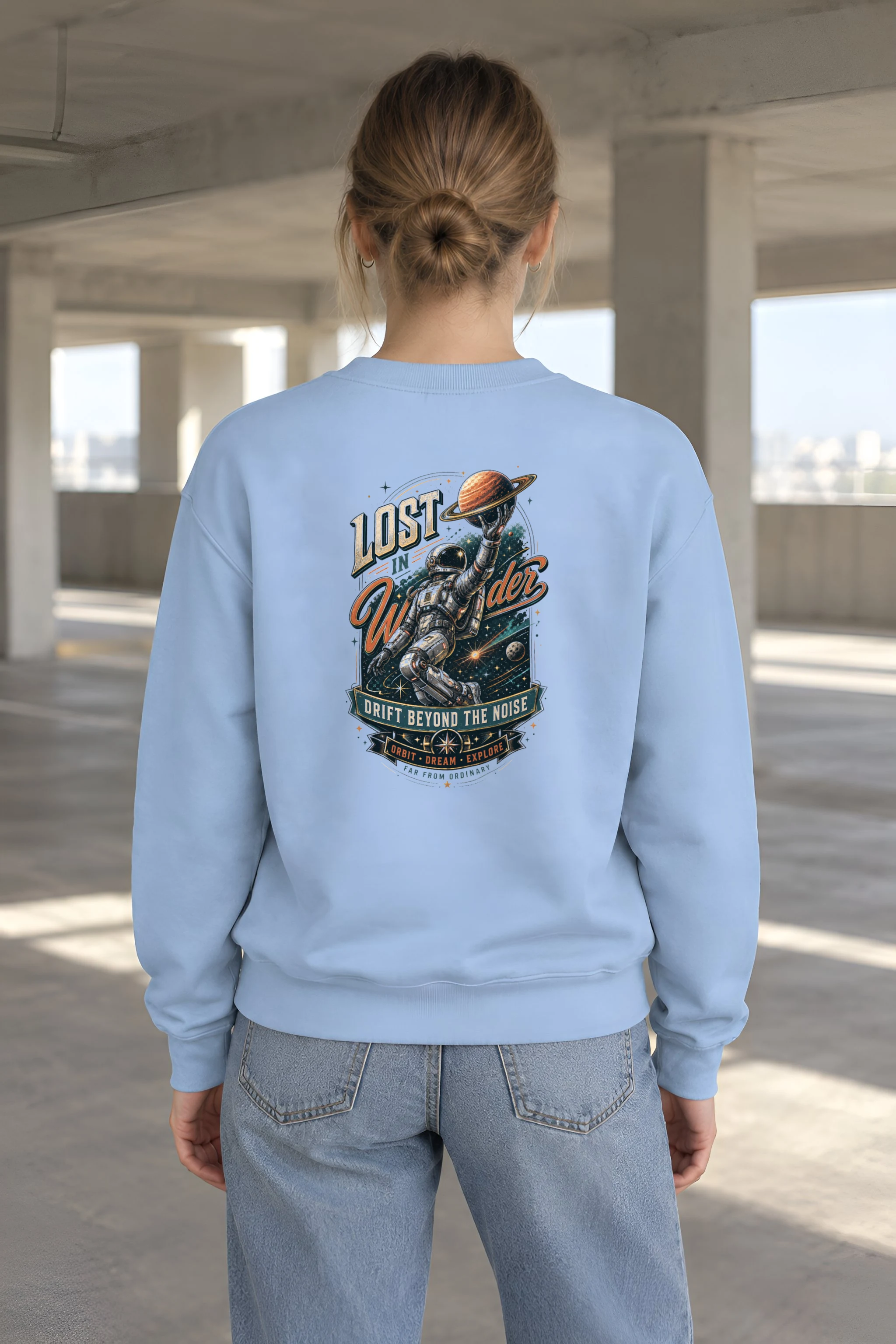 "Lost In Wonder" 1 Crewneck Sweatshirt