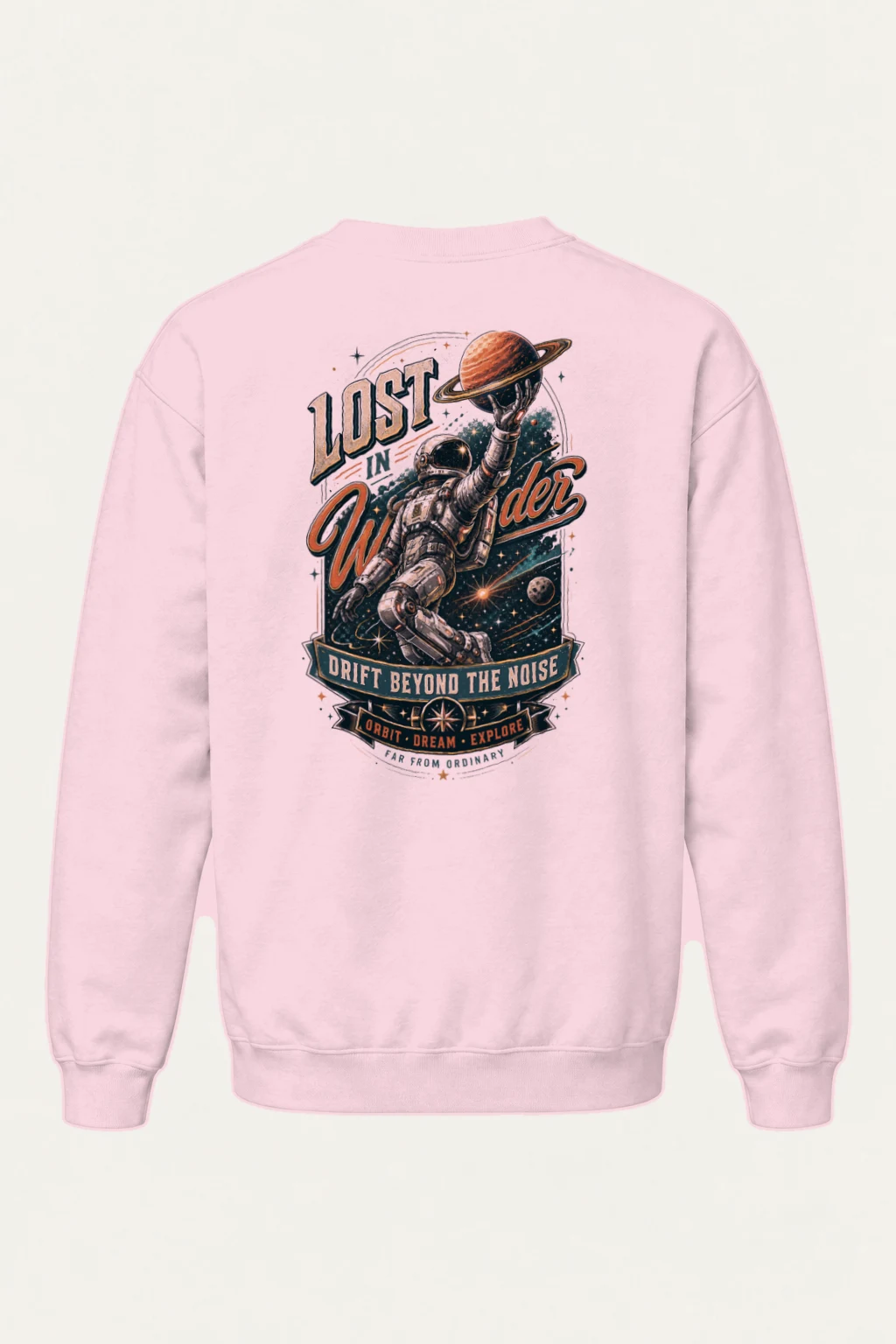 "Lost In Wonder" Heavy Blend Unisex Crewneck Sweatshirt | Gildan 18000
