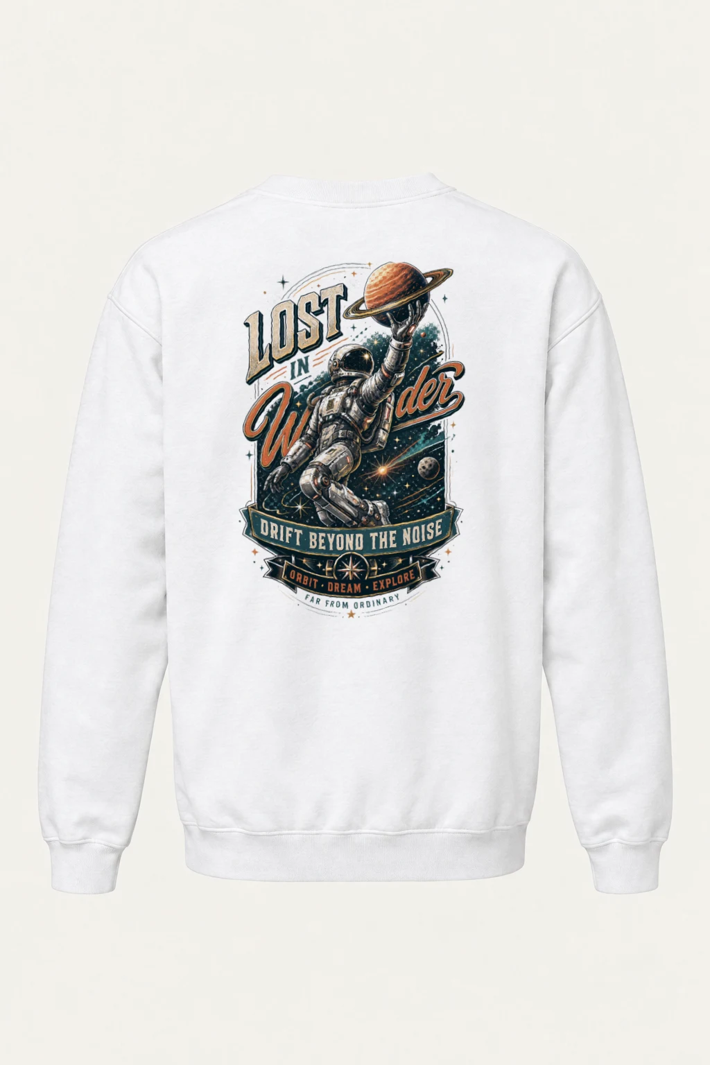 "Lost In Wonder" Heavy Blend Unisex Crewneck Sweatshirt | Gildan 18000