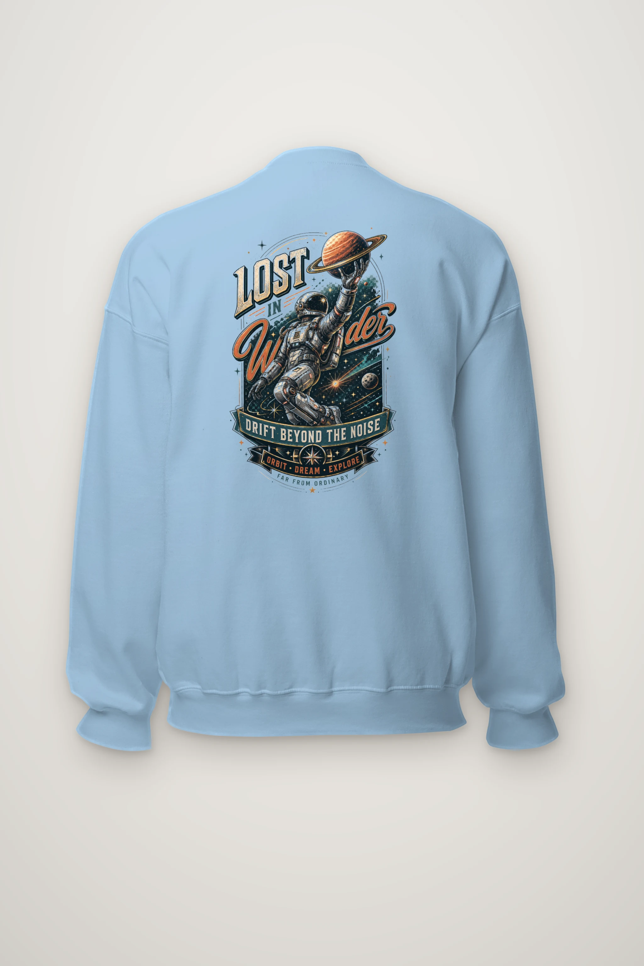 "Lost In Wonder" Heavy Blend Unisex Crewneck Sweatshirt
