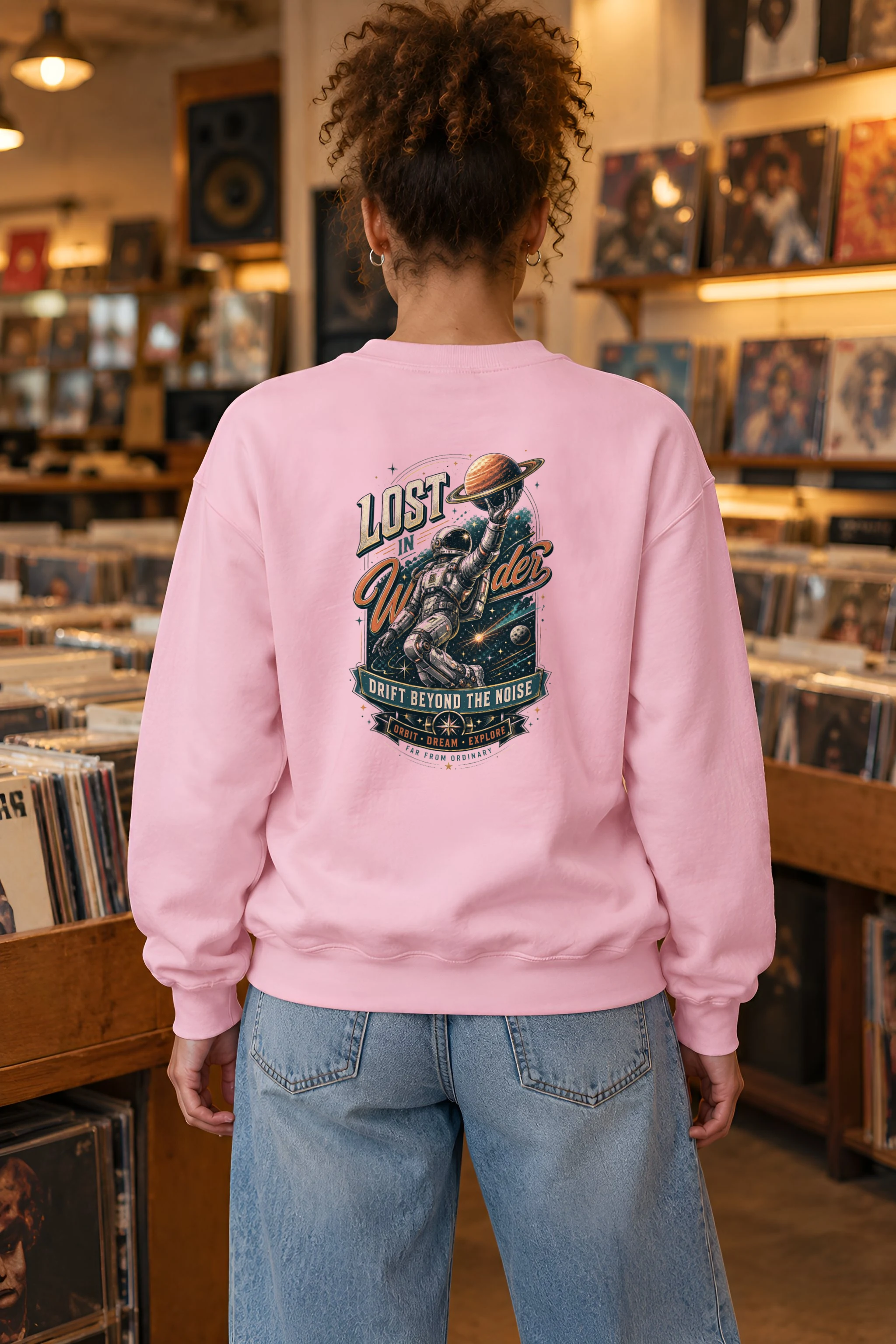 "Lost In Wonder" 1 Crewneck Sweatshirt