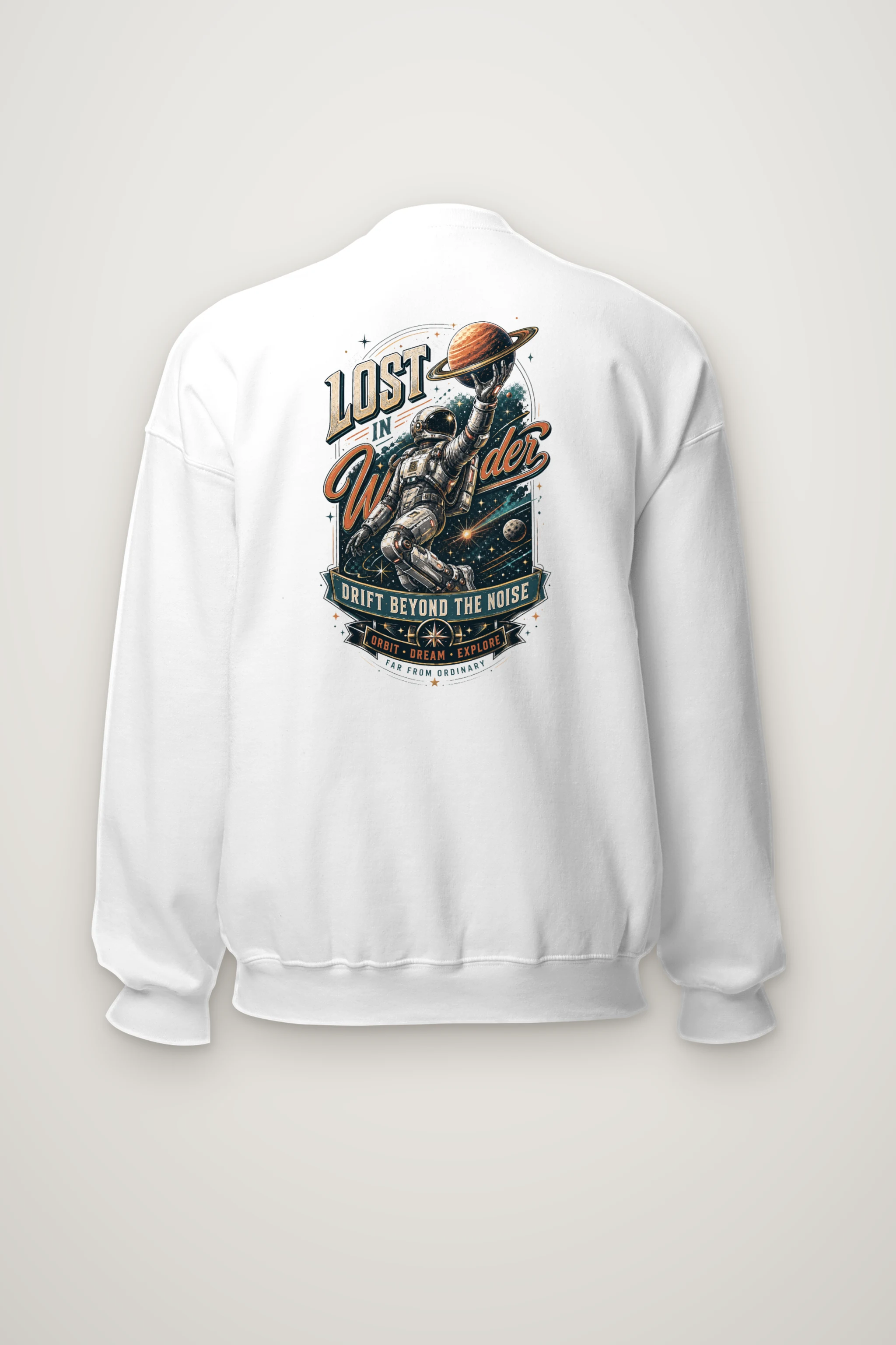 "Lost In Wonder" Heavy Blend Unisex Crewneck Sweatshirt