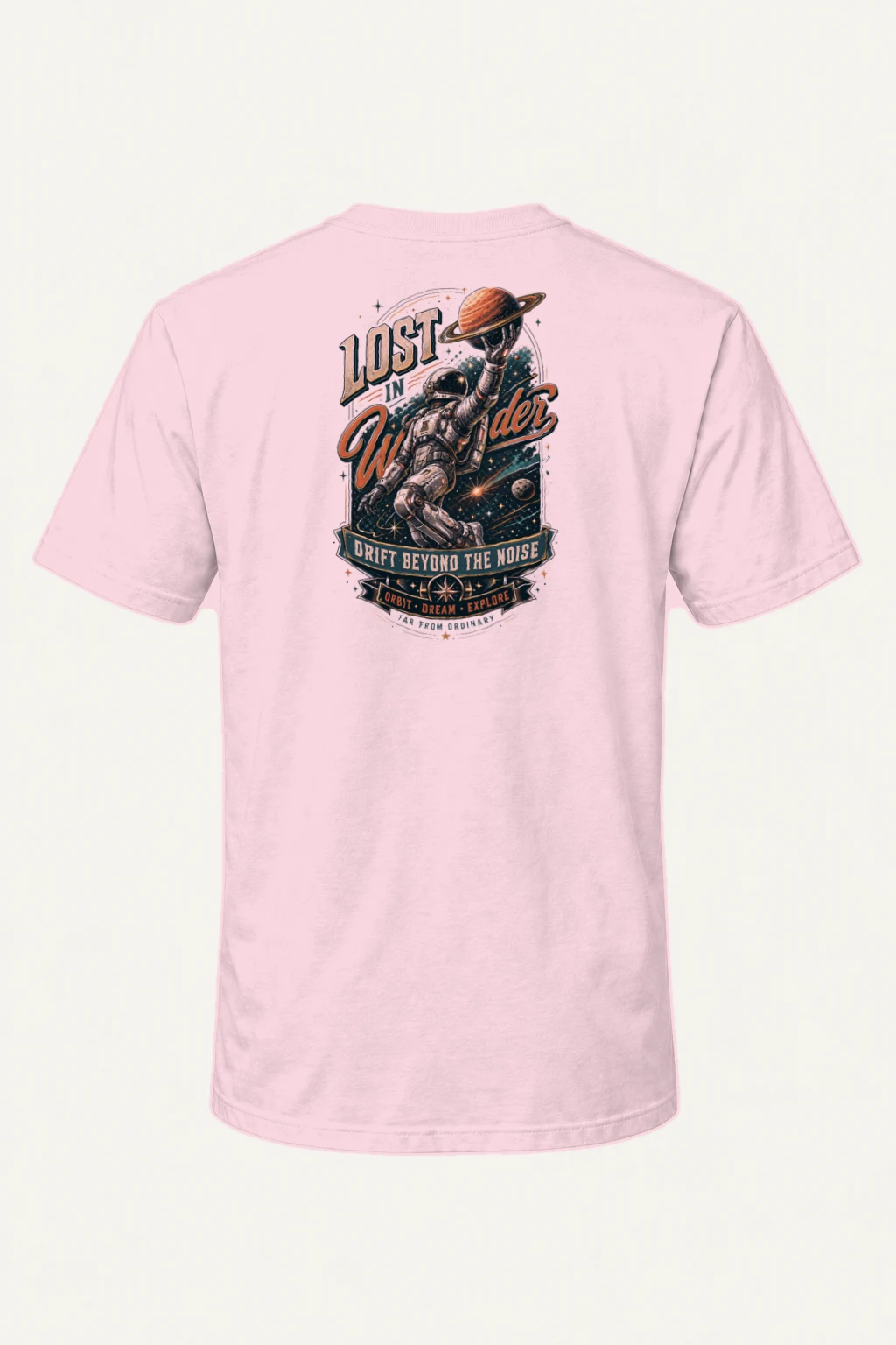 "Lost In Wonder" Heavyweight Unisex Crewneck T-shirt | Gildan 5000