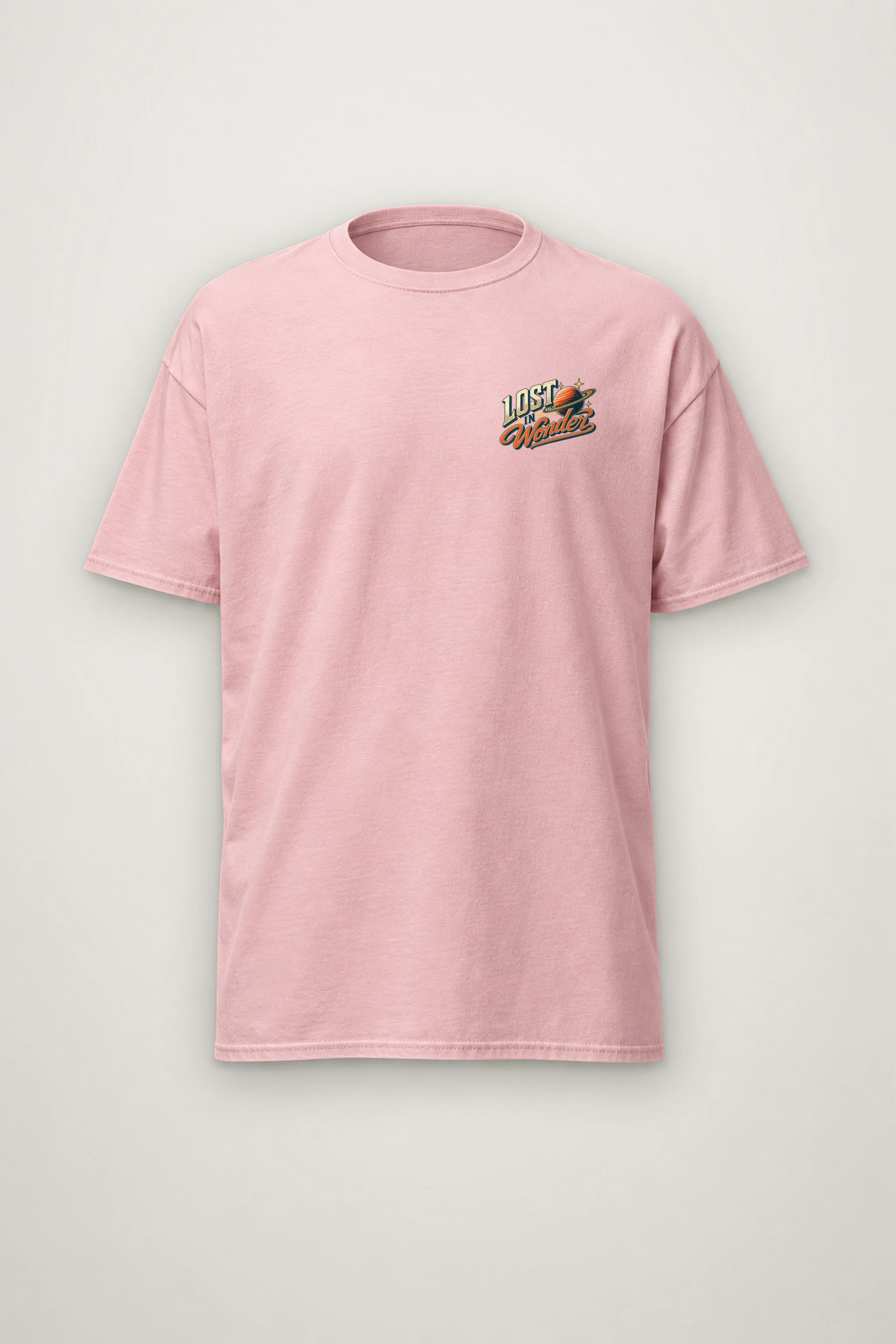 "Lost In Wonder" Heavyweight Unisex Crewneck T-shirt