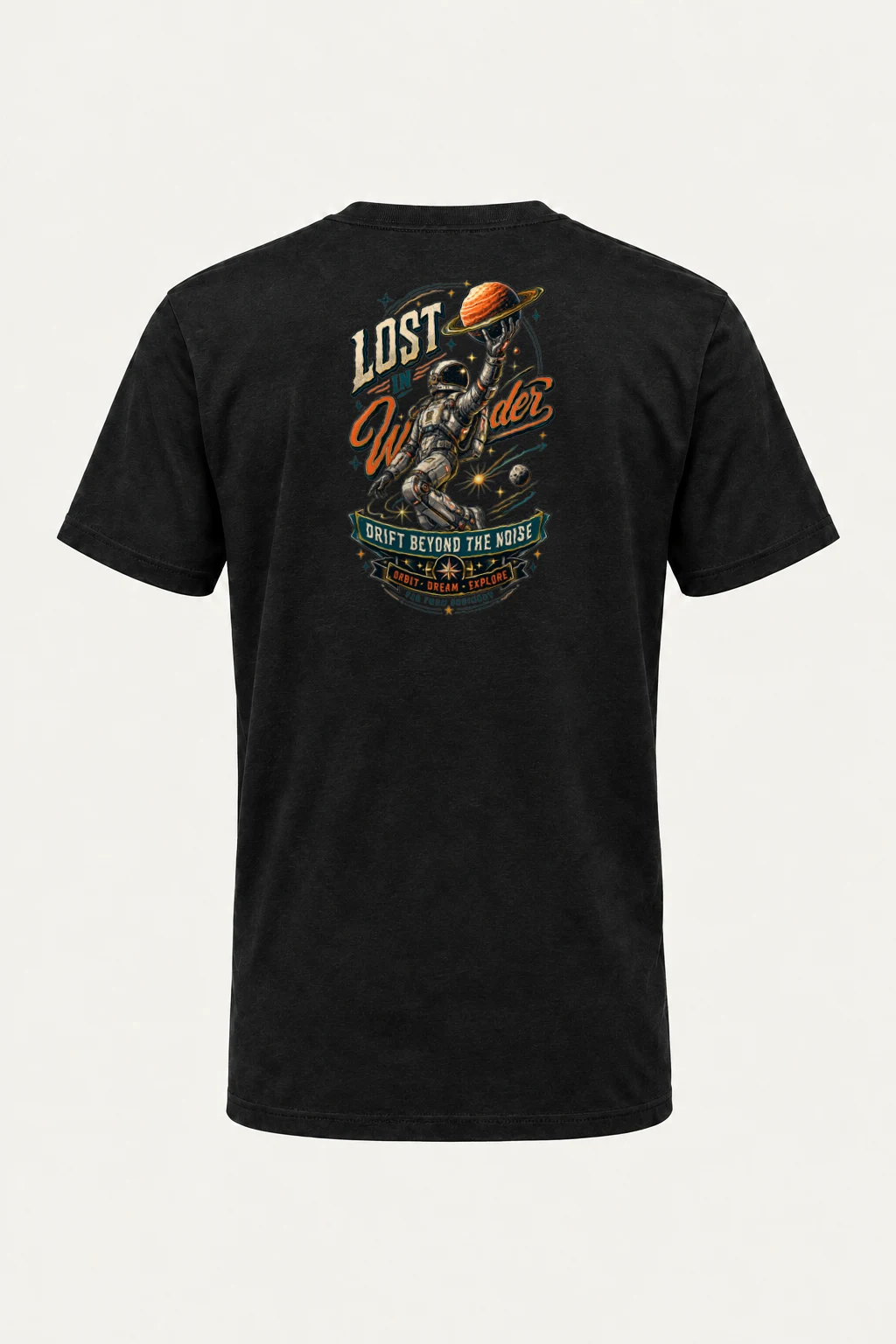 "Lost In Wonder" Heavyweight Unisex Crewneck T-shirt | Gildan 5000