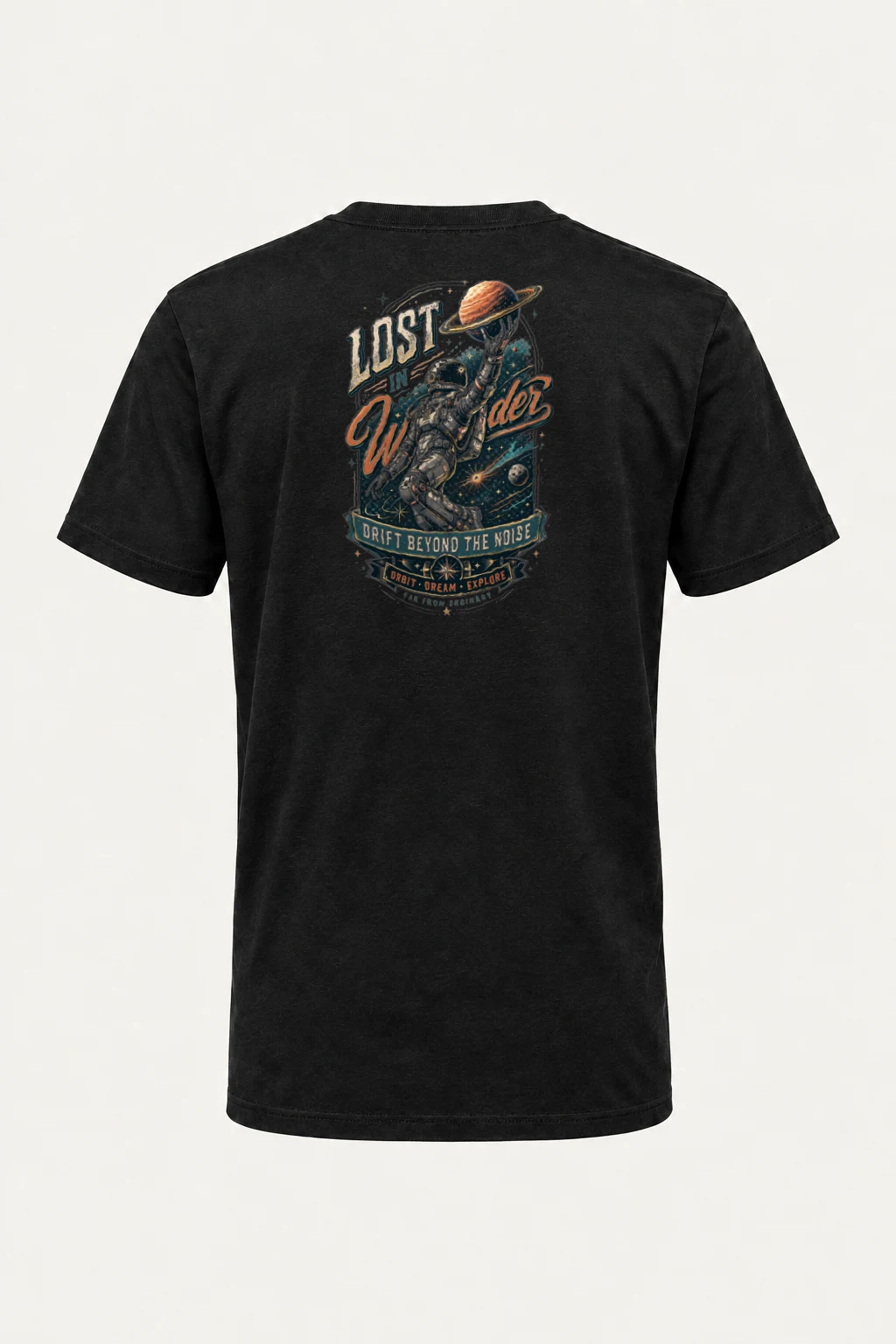 "Lost In Wonder" Heavyweight Unisex Crewneck T-shirt | Gildan 5000