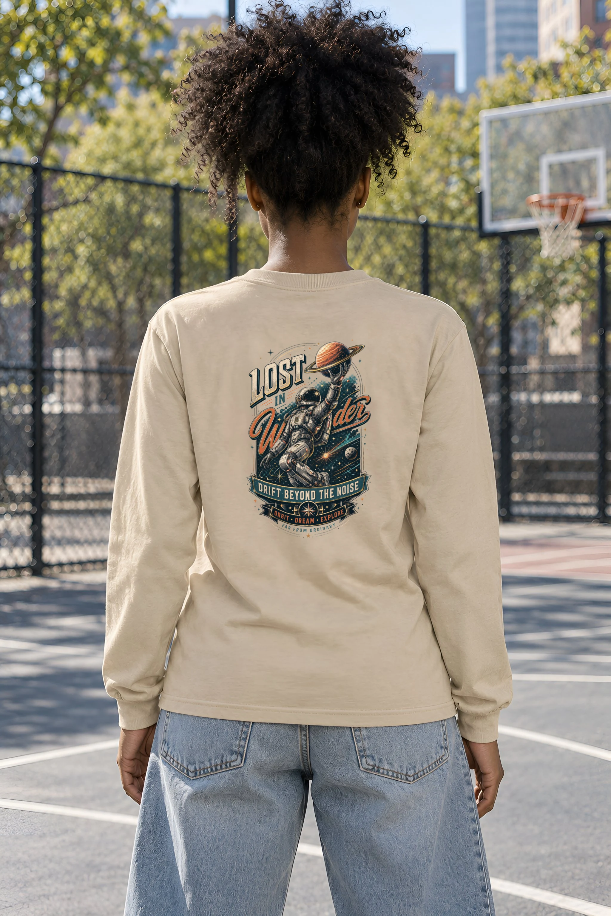 "Lost In Wonder" Unisex Longsleeve T-shirt