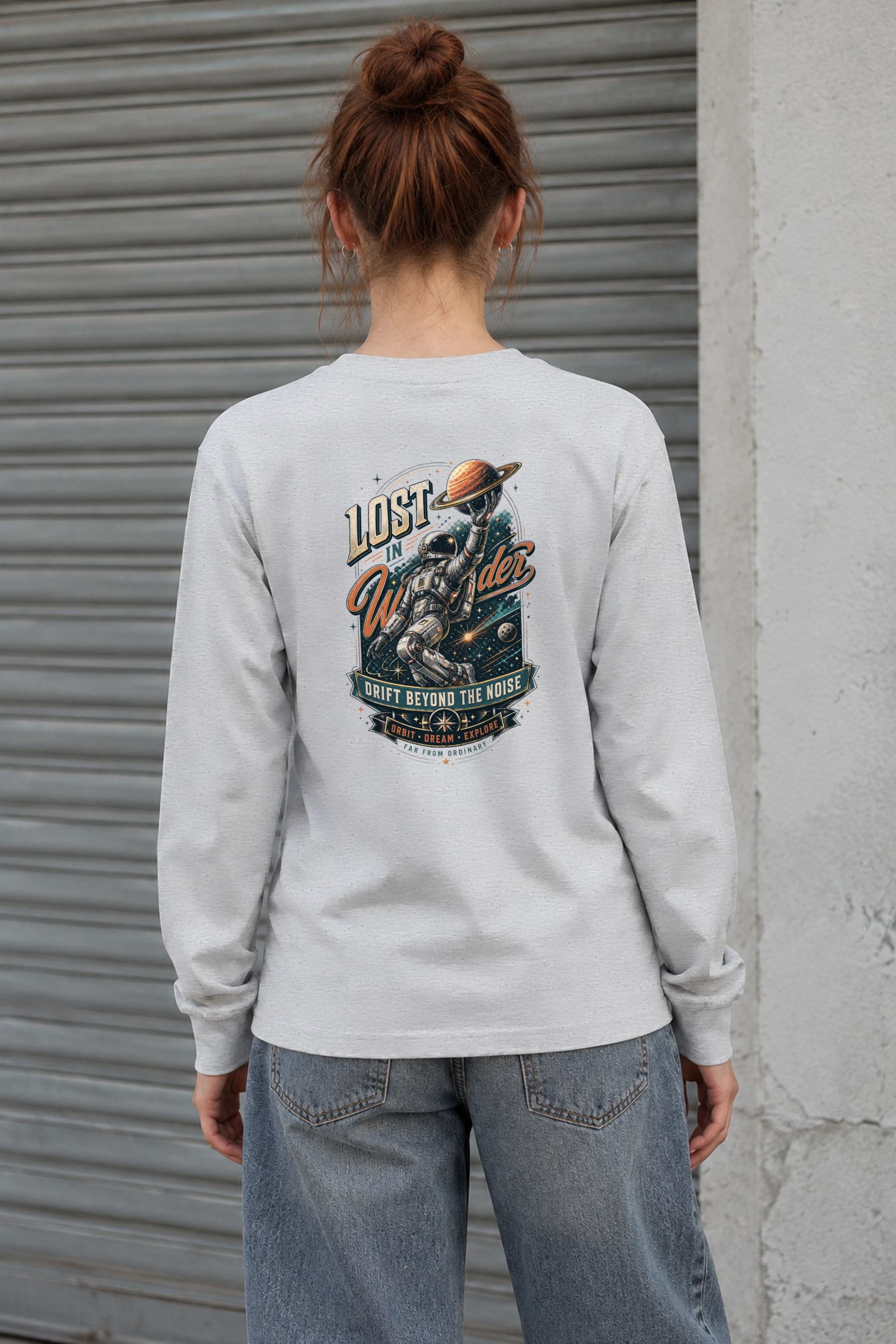 "Lost In Wonder" Unisex Longsleeve T-shirt