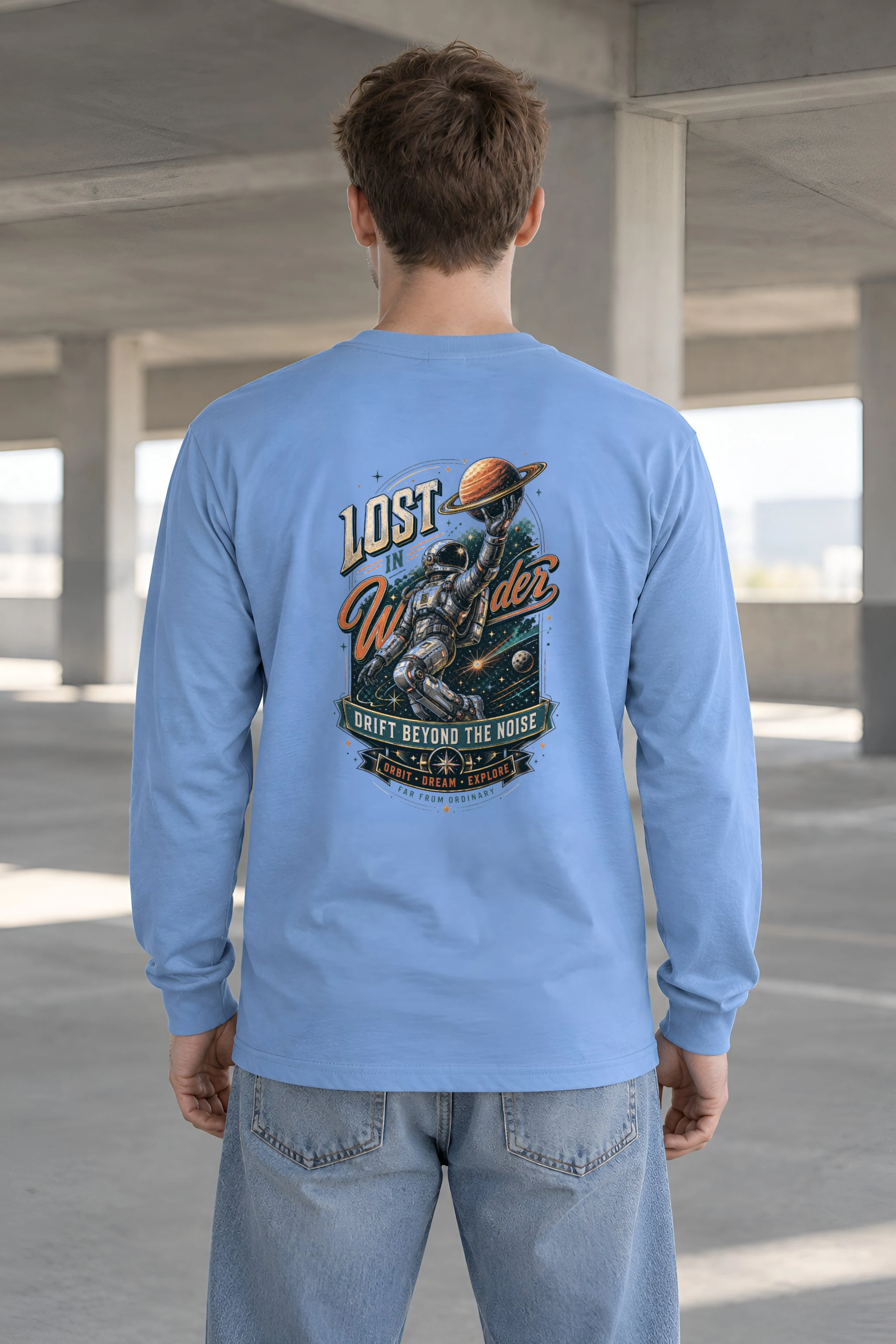 "Lost In Wonder" Unisex Longsleeve T-shirt