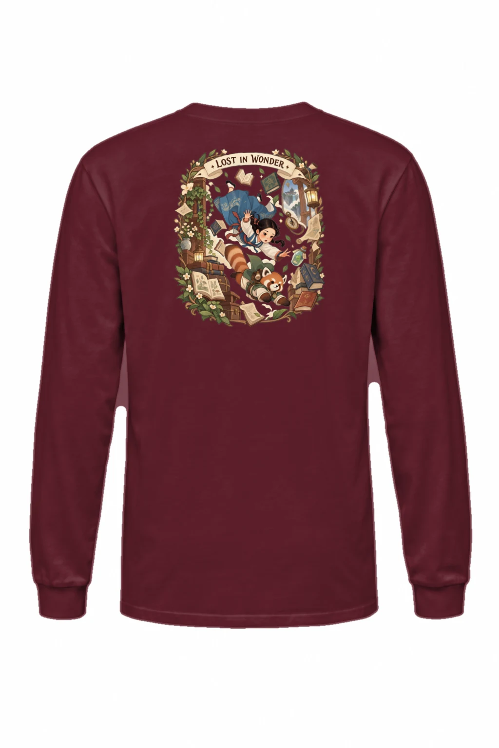 "Lost In Wonder" Unisex Longsleeve T-shirt | Gildan 2400