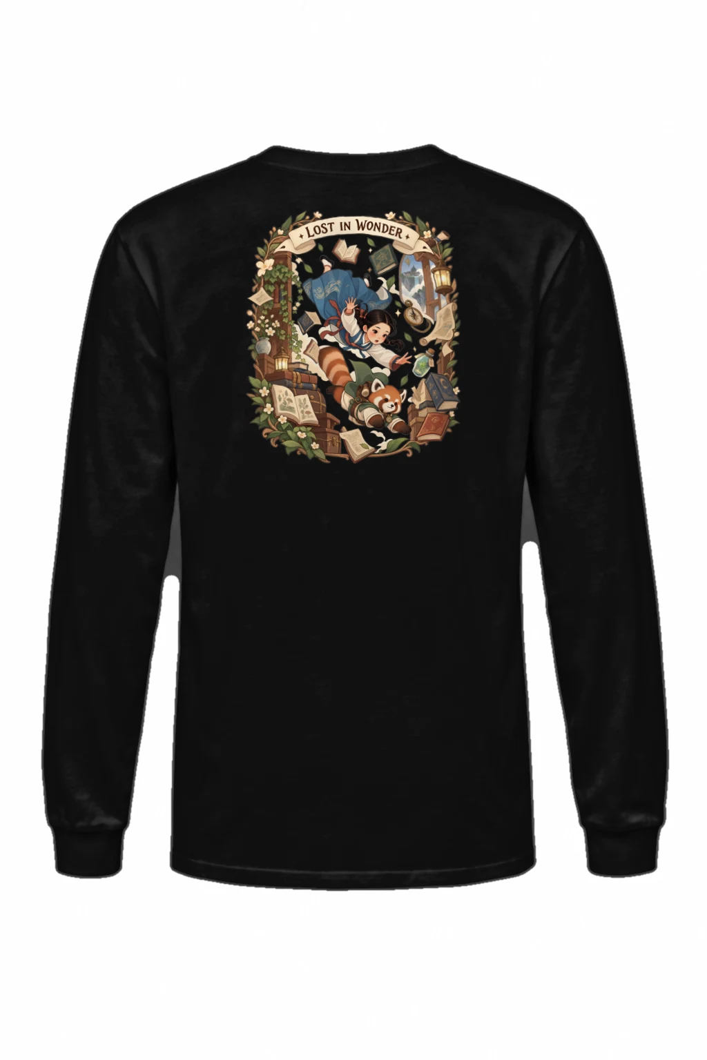 "Lost In Wonder" Unisex Longsleeve T-shirt | Gildan 2400