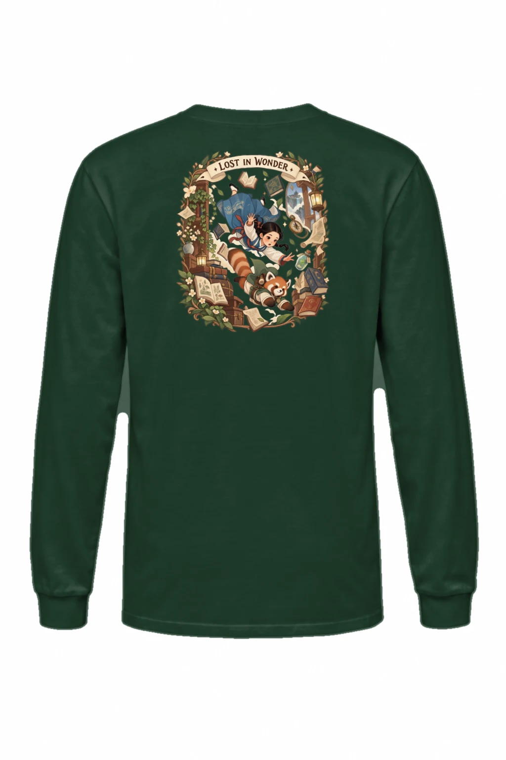 "Lost In Wonder" Unisex Longsleeve T-shirt | Gildan 2400