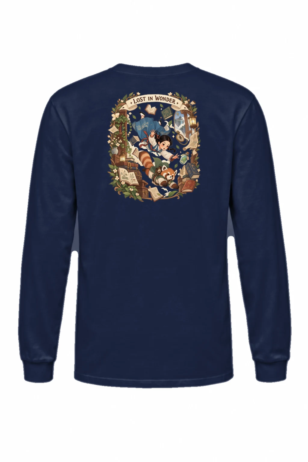 "Lost In Wonder" Unisex Longsleeve T-shirt | Gildan 2400